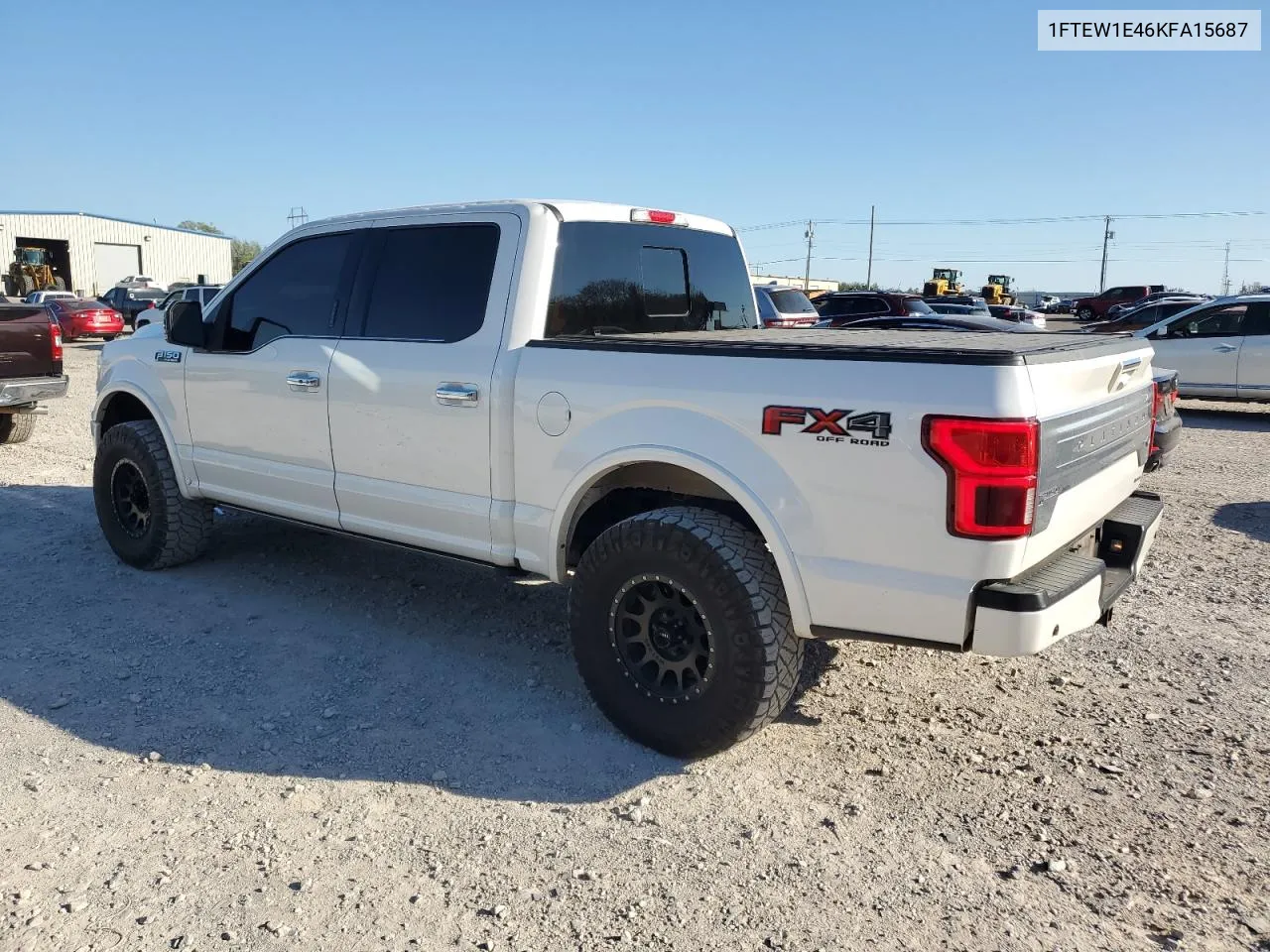 2019 Ford F150 Supercrew VIN: 1FTEW1E46KFA15687 Lot: 73721504