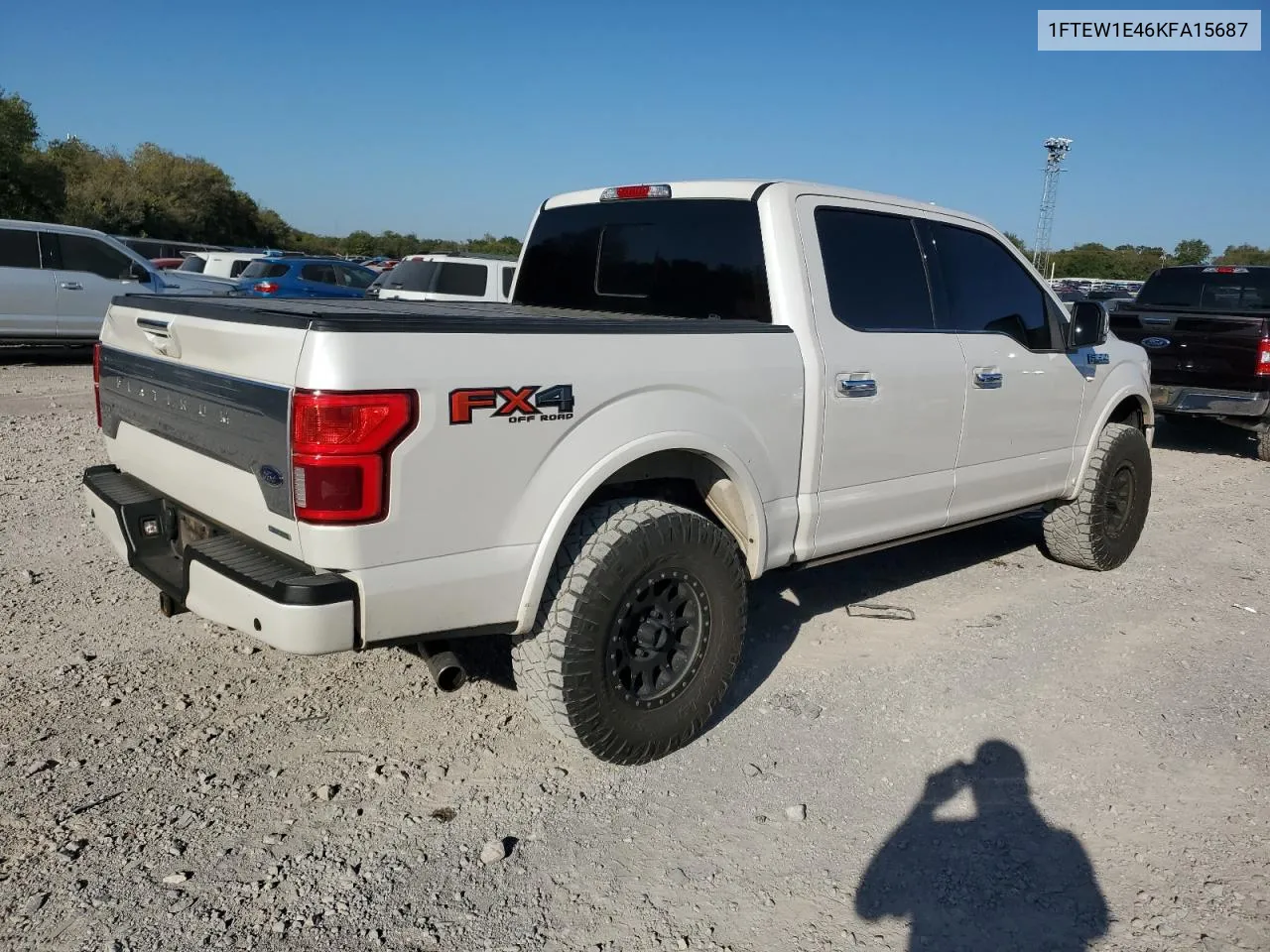 2019 Ford F150 Supercrew VIN: 1FTEW1E46KFA15687 Lot: 73721504