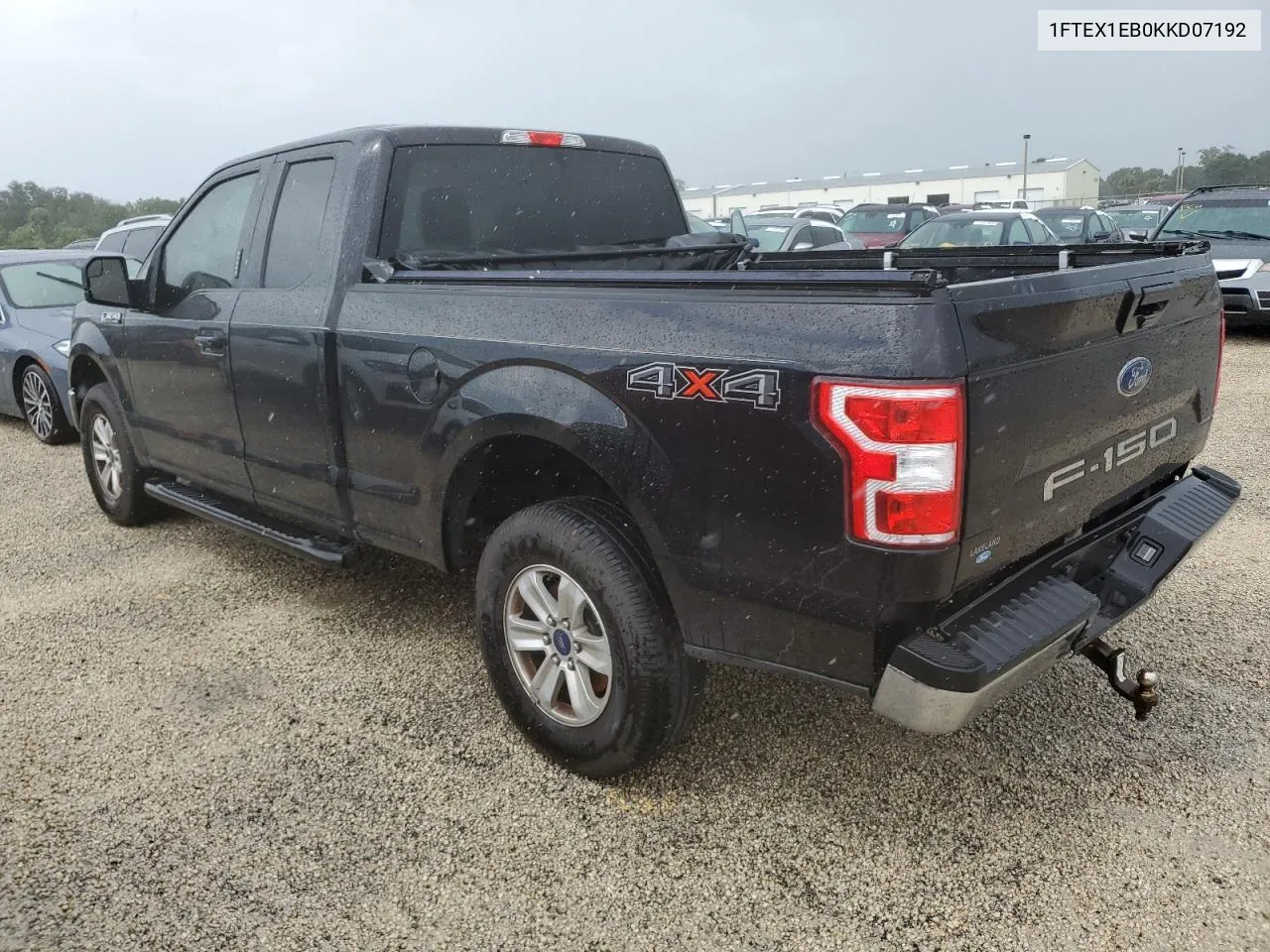 2019 Ford F150 Super Cab VIN: 1FTEX1EB0KKD07192 Lot: 74004904