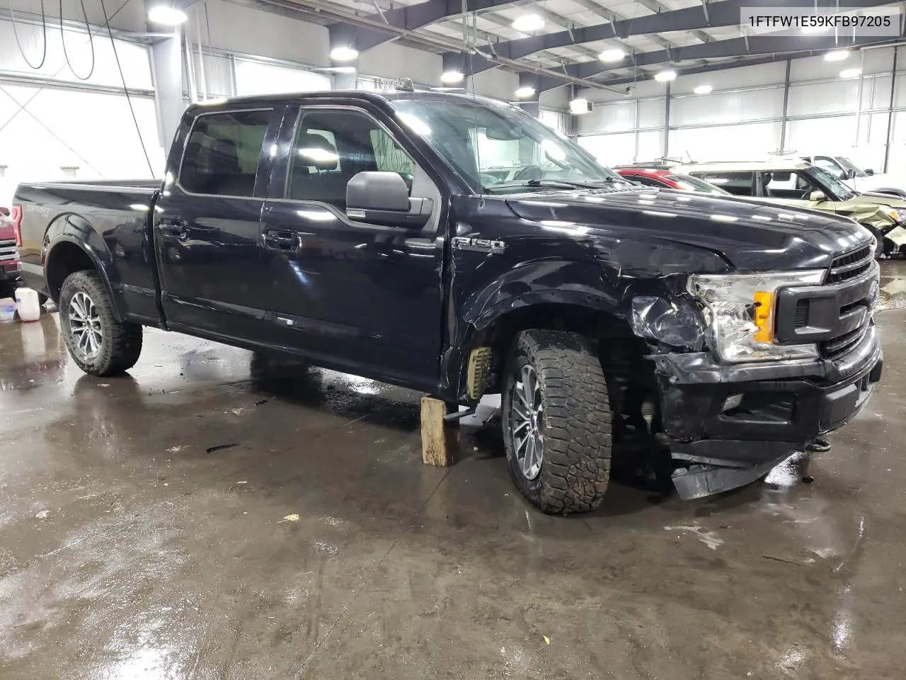 2019 Ford F150 Supercrew VIN: 1FTFW1E59KFB97205 Lot: 74047234