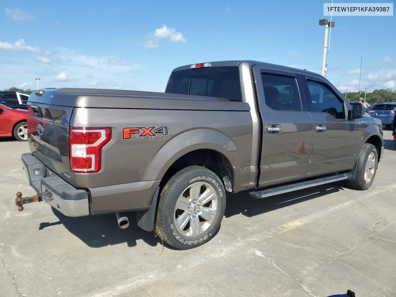 2019 Ford F150 Supercrew VIN: 1FTEW1EP1KFA39387 Lot: 74089954