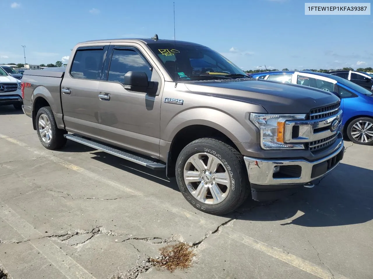 2019 Ford F150 Supercrew VIN: 1FTEW1EP1KFA39387 Lot: 74089954