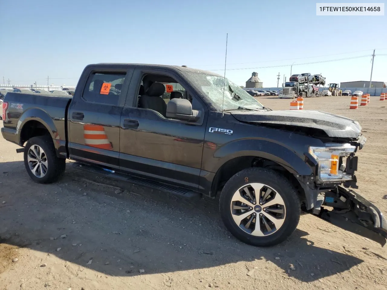 2019 Ford F150 Supercrew VIN: 1FTEW1E50KKE14658 Lot: 74138344