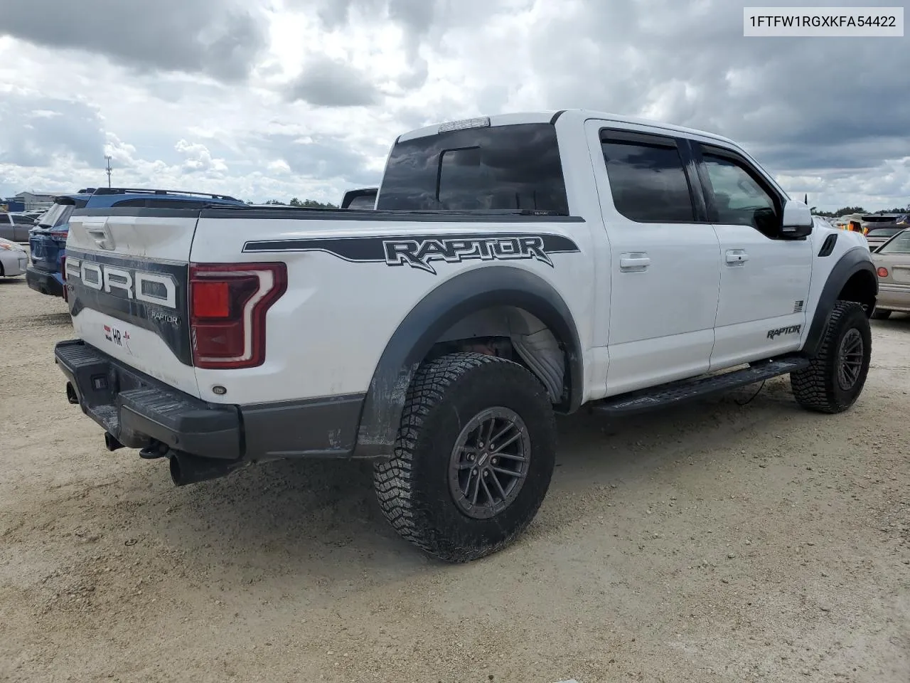 2019 Ford F150 Raptor VIN: 1FTFW1RGXKFA54422 Lot: 74139604