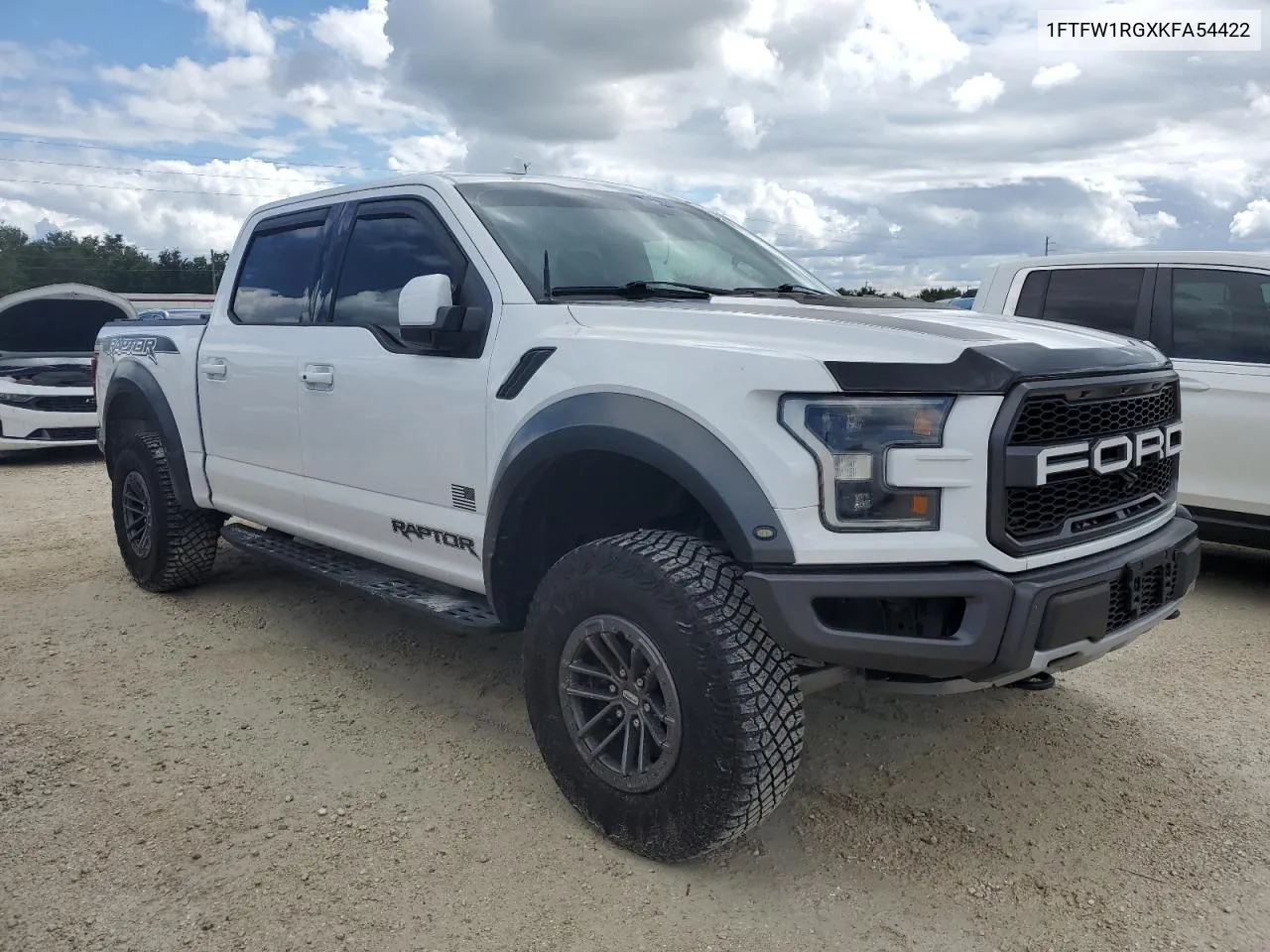 2019 Ford F150 Raptor VIN: 1FTFW1RGXKFA54422 Lot: 74139604