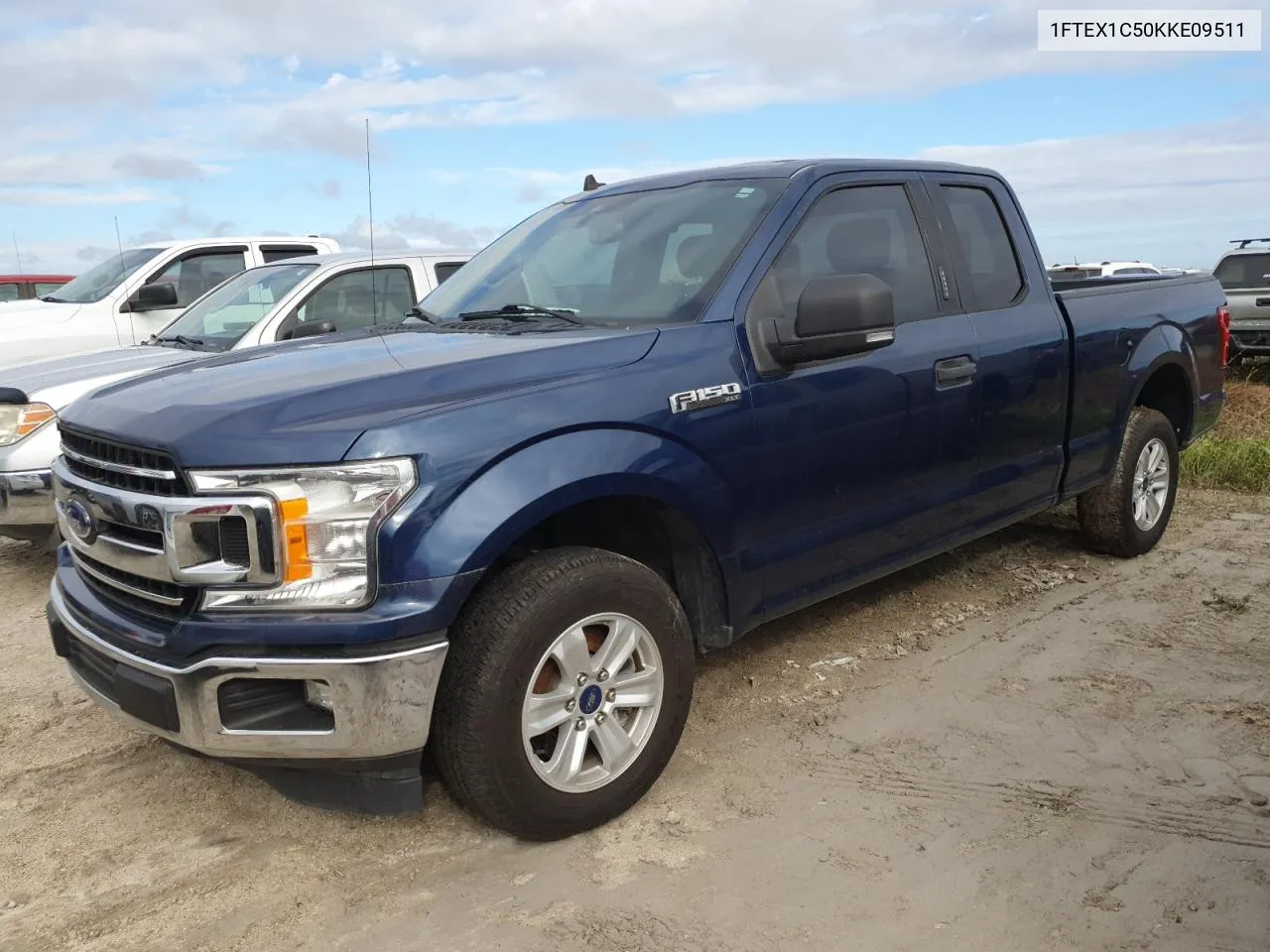 2019 Ford F150 Super Cab VIN: 1FTEX1C50KKE09511 Lot: 74234964