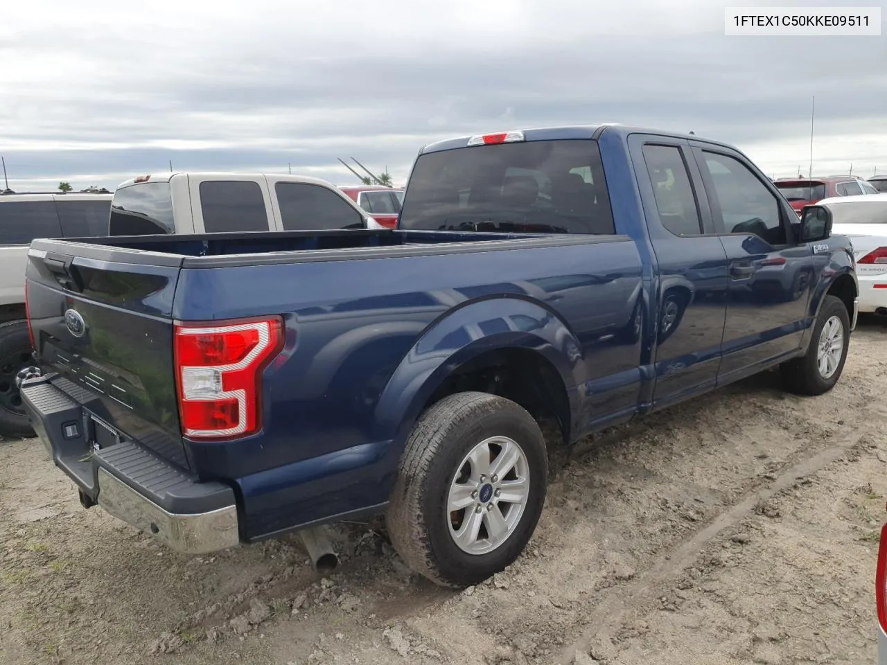 2019 Ford F150 Super Cab VIN: 1FTEX1C50KKE09511 Lot: 74234964