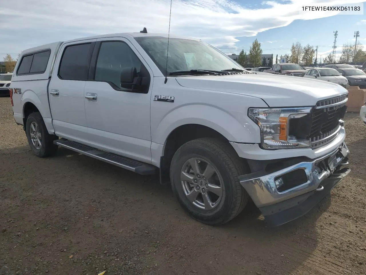 2019 Ford F150 Supercrew VIN: 1FTEW1E4XKKD61183 Lot: 74251454