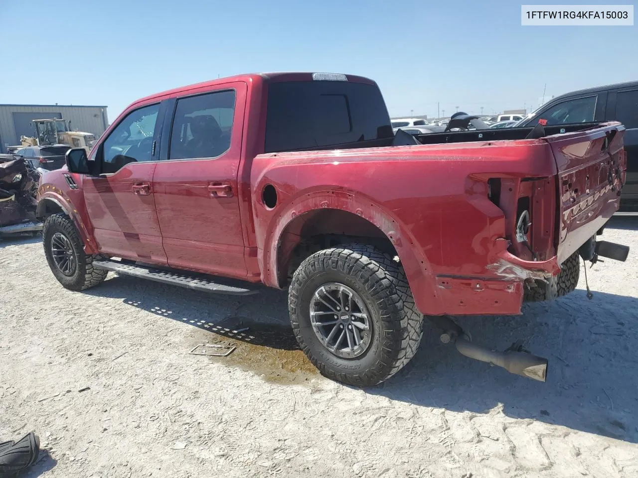 2019 Ford F150 Raptor VIN: 1FTFW1RG4KFA15003 Lot: 74266764