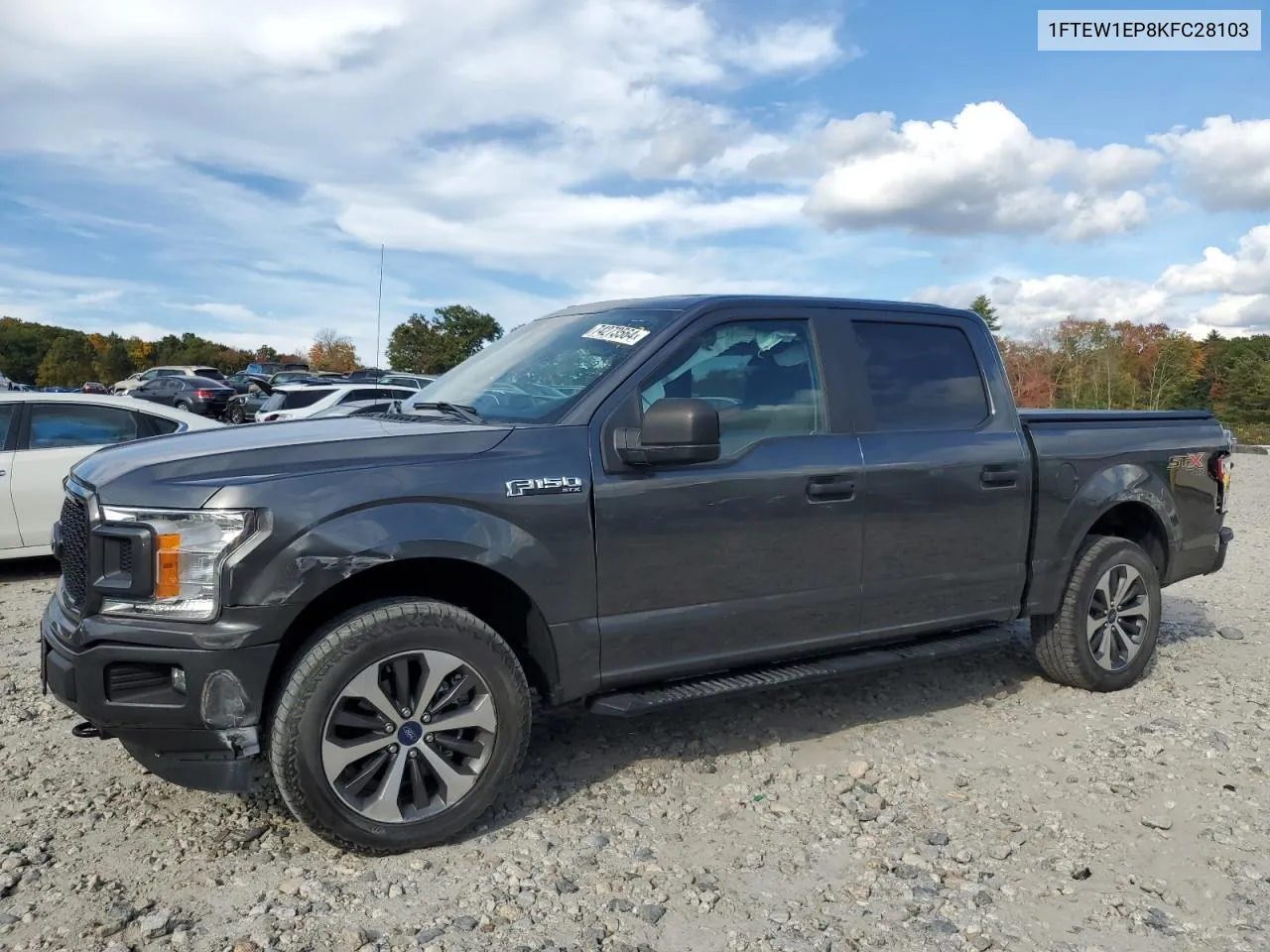 2019 Ford F150 Supercrew VIN: 1FTEW1EP8KFC28103 Lot: 74273564