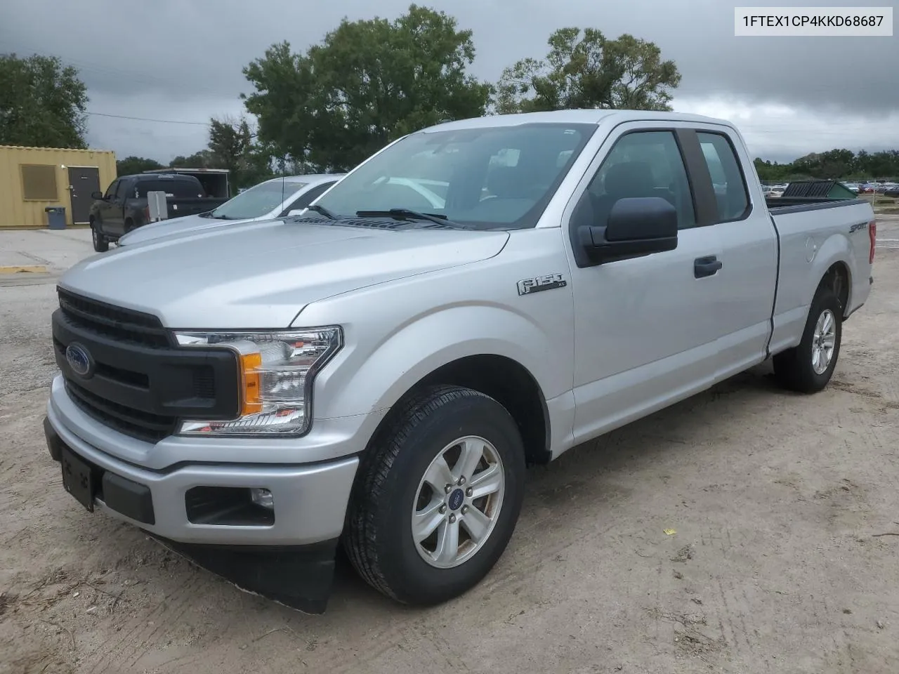 2019 Ford F150 Super Cab VIN: 1FTEX1CP4KKD68687 Lot: 74340054