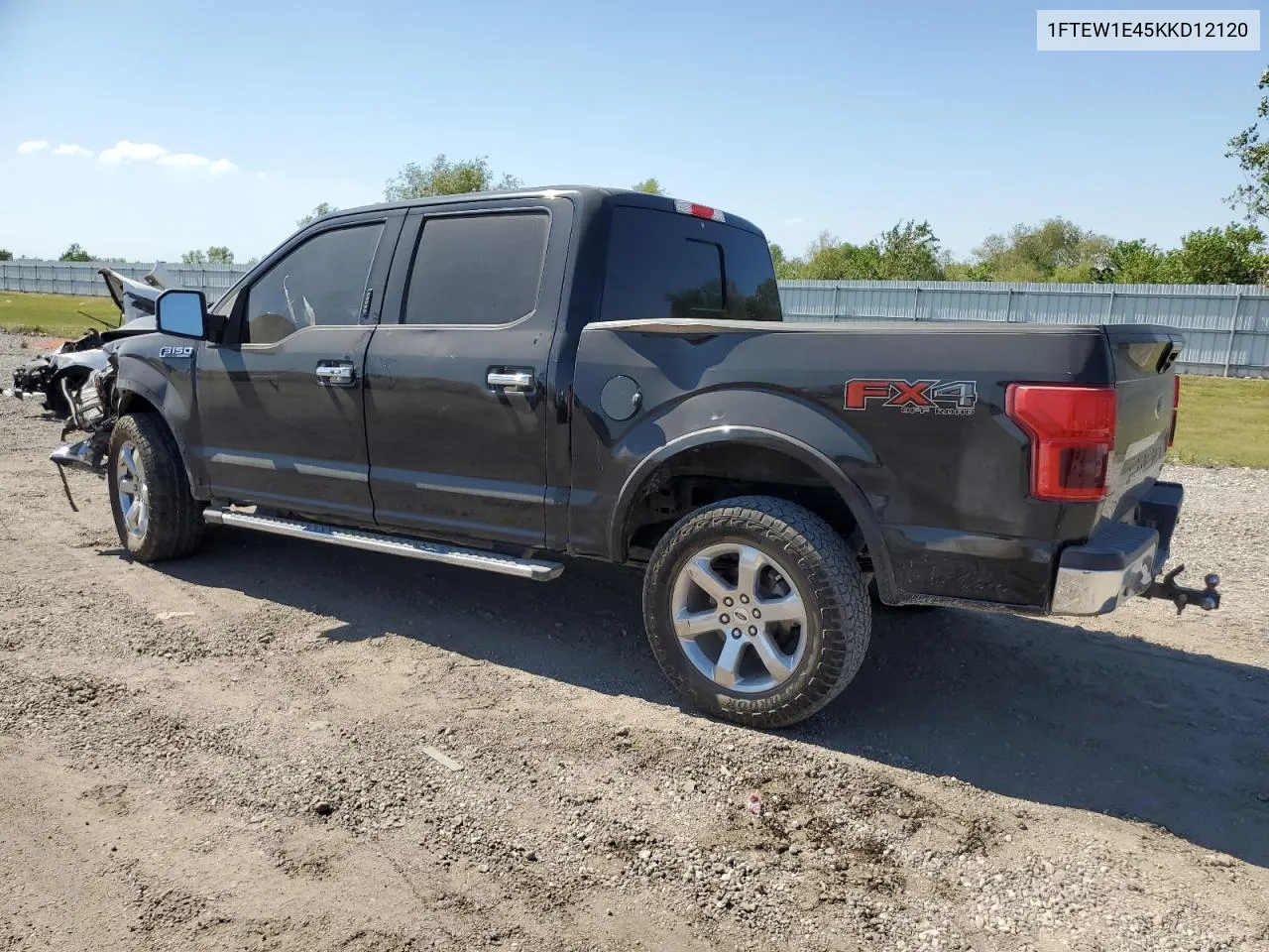 2019 Ford F150 Supercrew VIN: 1FTEW1E45KKD12120 Lot: 74350494