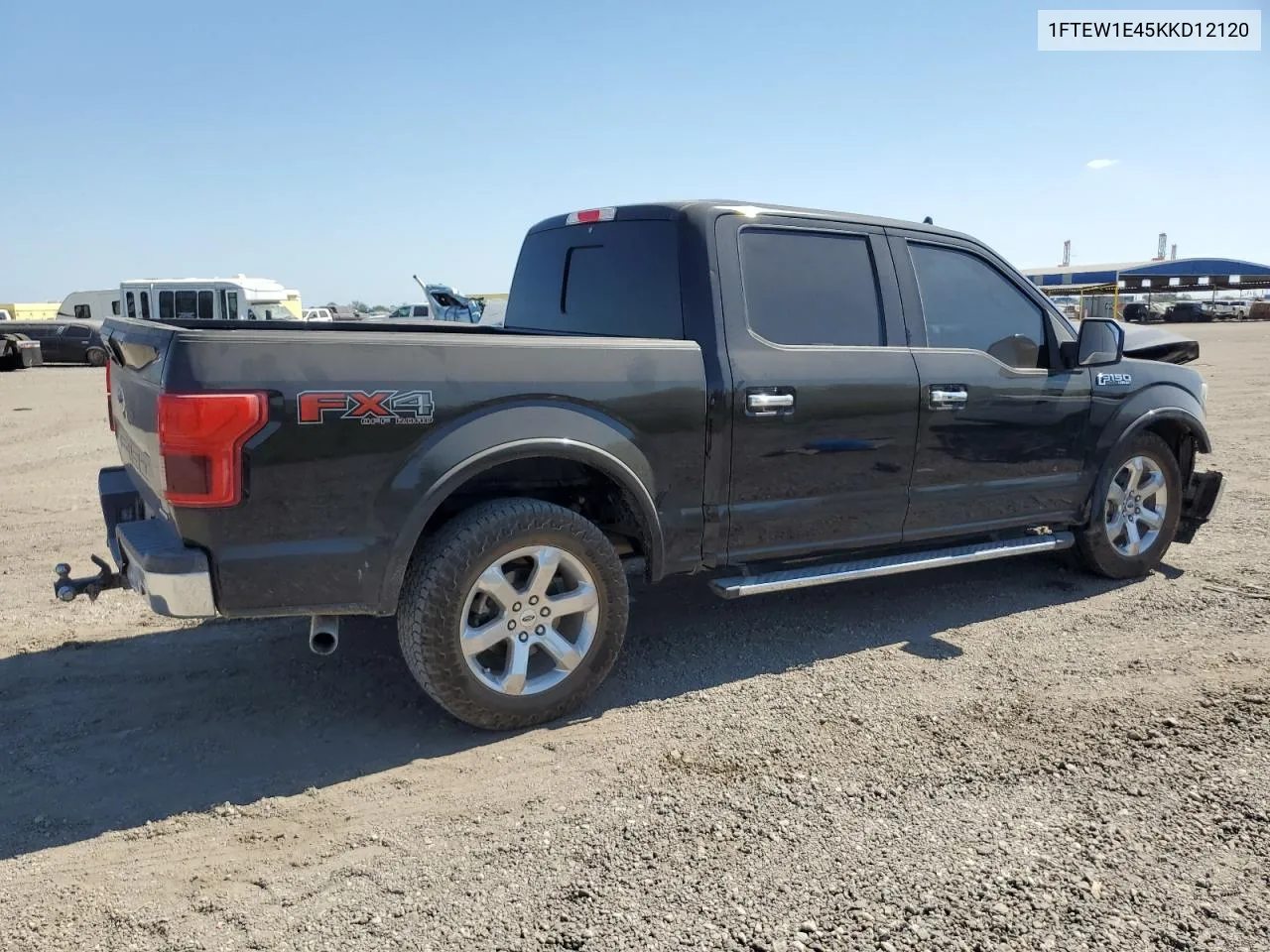 2019 Ford F150 Supercrew VIN: 1FTEW1E45KKD12120 Lot: 74350494