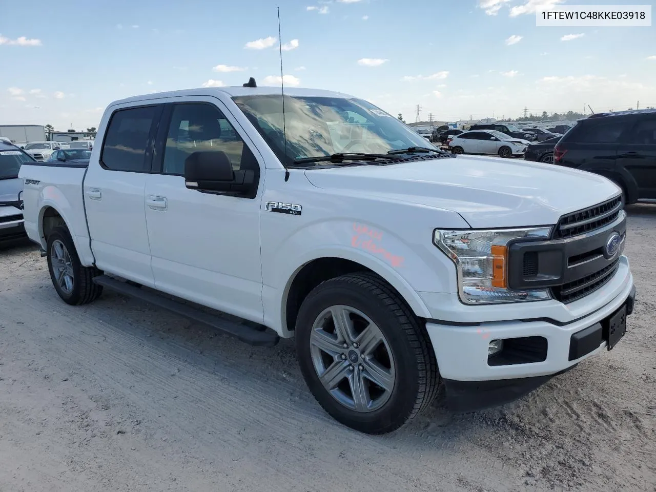 2019 Ford F150 Supercrew VIN: 1FTEW1C48KKE03918 Lot: 74489054