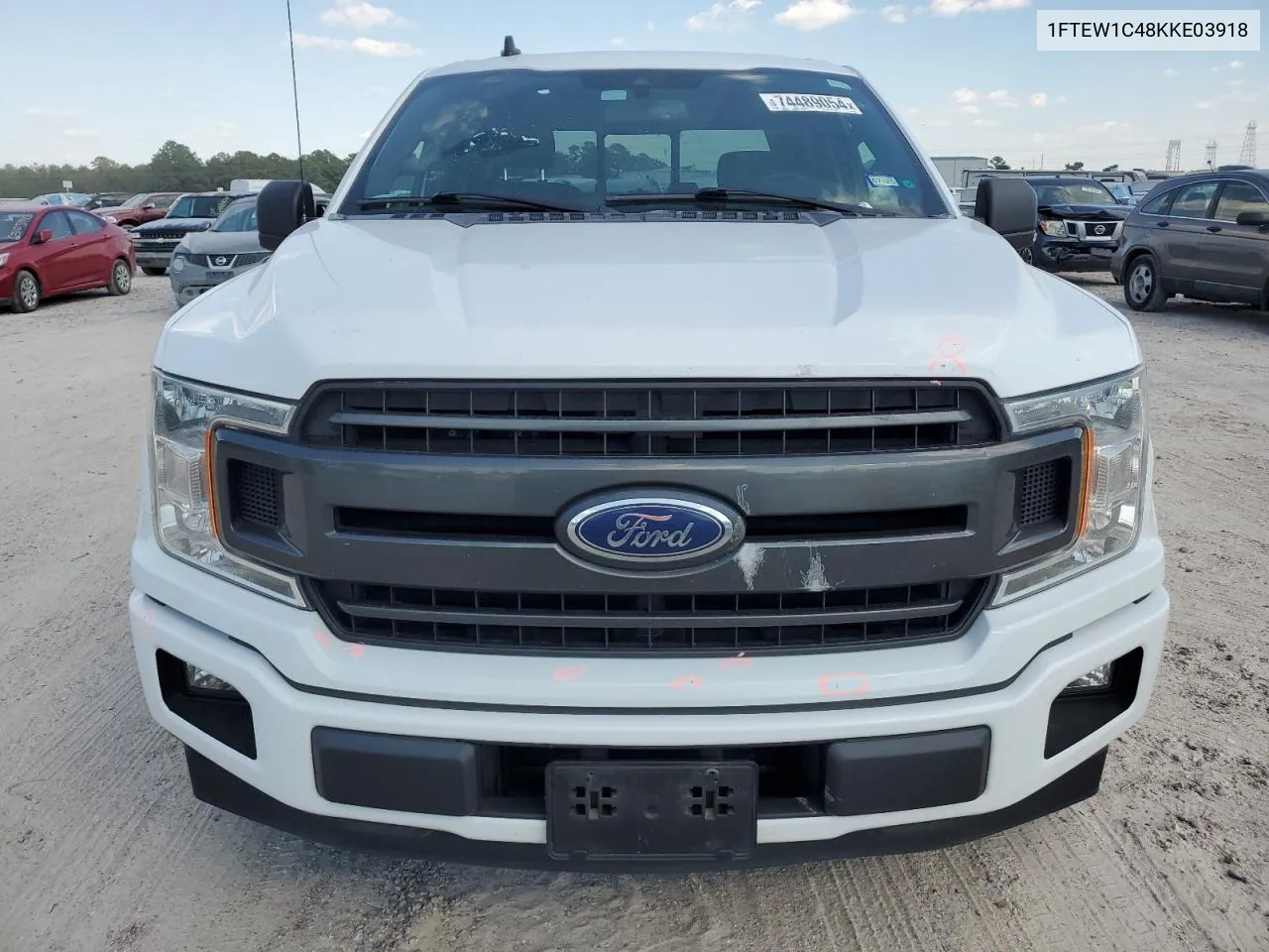 2019 Ford F150 Supercrew VIN: 1FTEW1C48KKE03918 Lot: 74489054