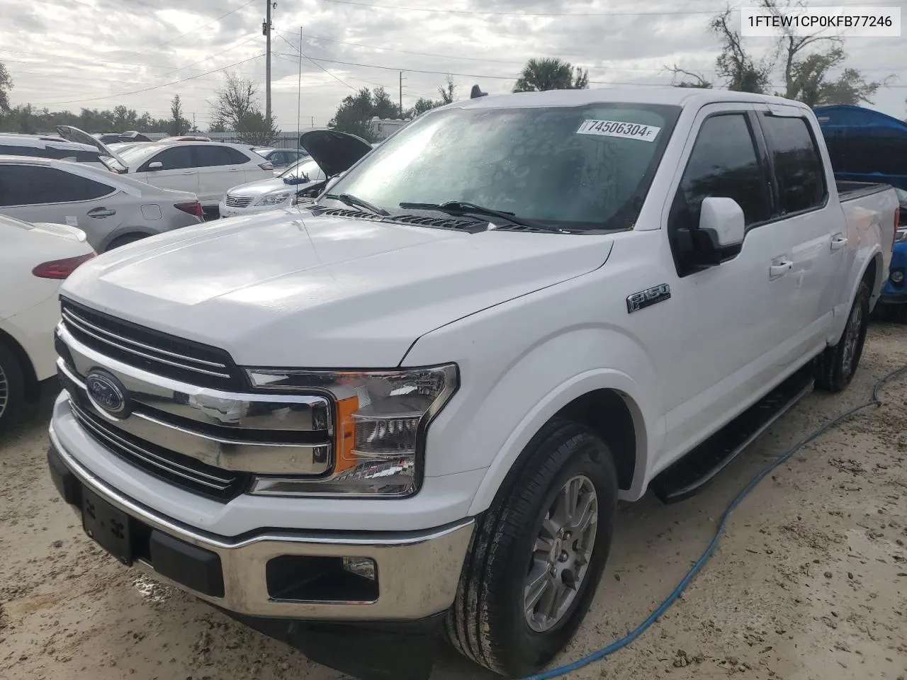 2019 Ford F150 Supercrew VIN: 1FTEW1CP0KFB77246 Lot: 74506304