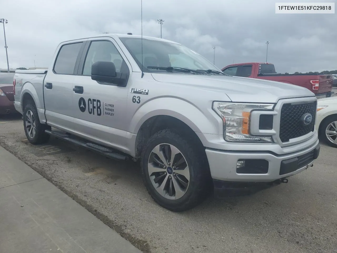 2019 Ford F150 Supercrew VIN: 1FTEW1E51KFC29818 Lot: 74545684