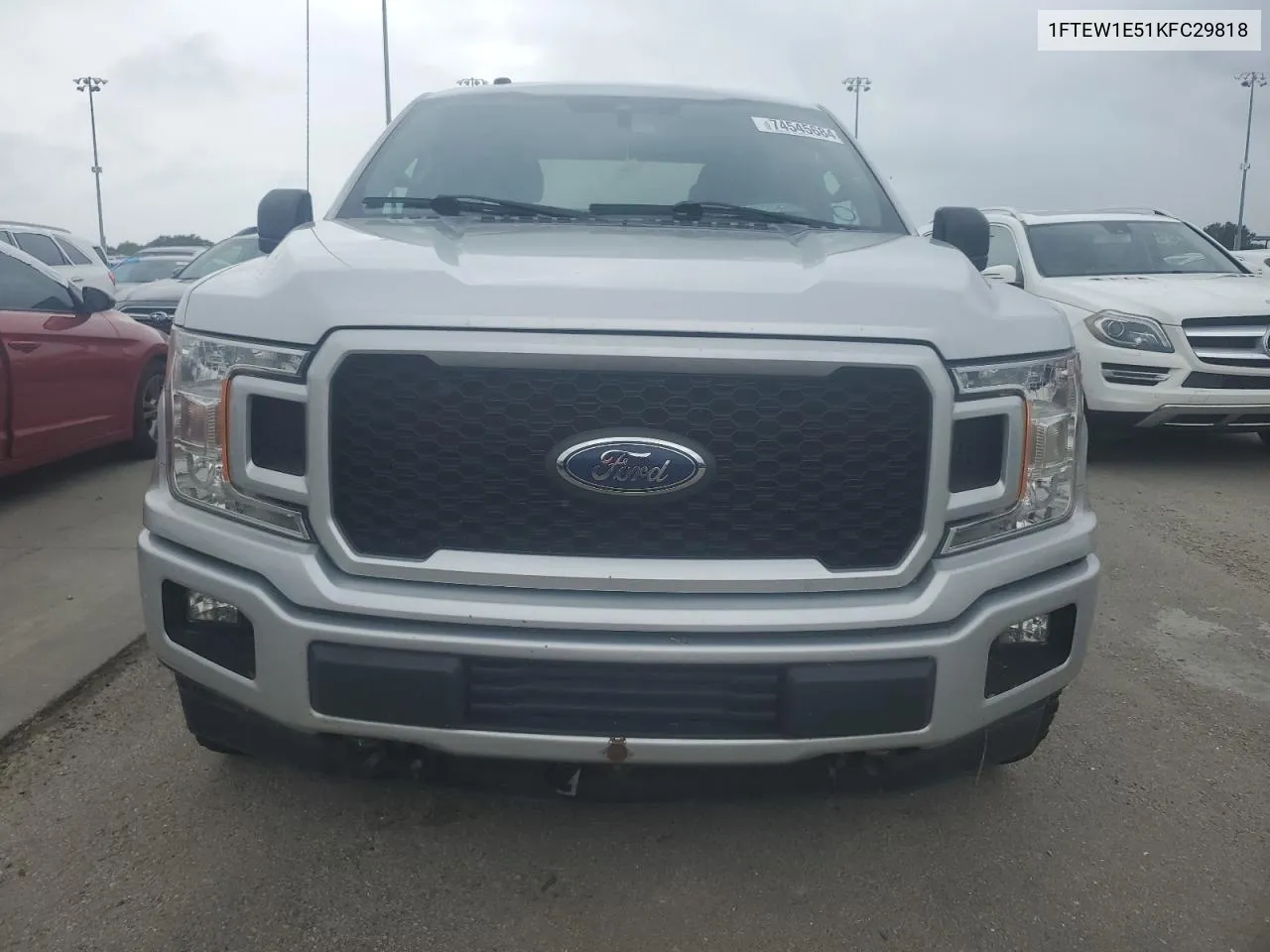 2019 Ford F150 Supercrew VIN: 1FTEW1E51KFC29818 Lot: 74545684