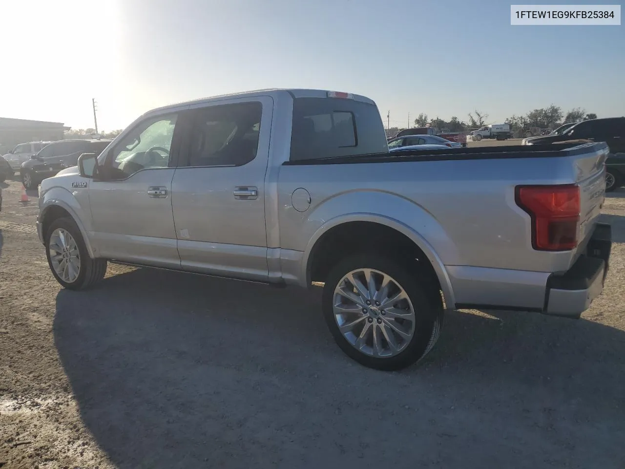 2019 Ford F150 Supercrew VIN: 1FTEW1EG9KFB25384 Lot: 74570854