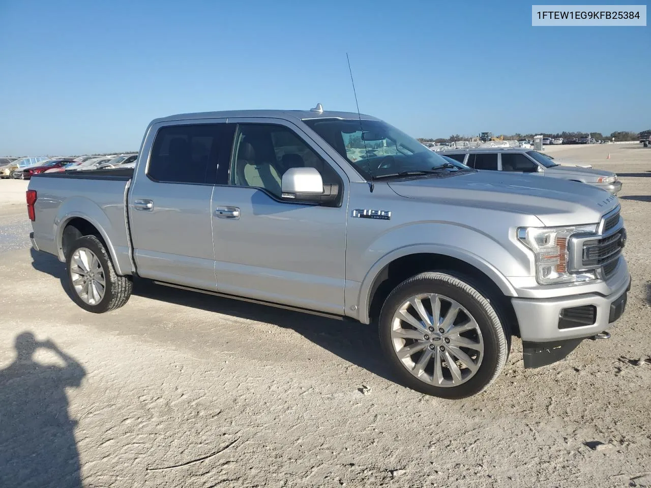 2019 Ford F150 Supercrew VIN: 1FTEW1EG9KFB25384 Lot: 74570854