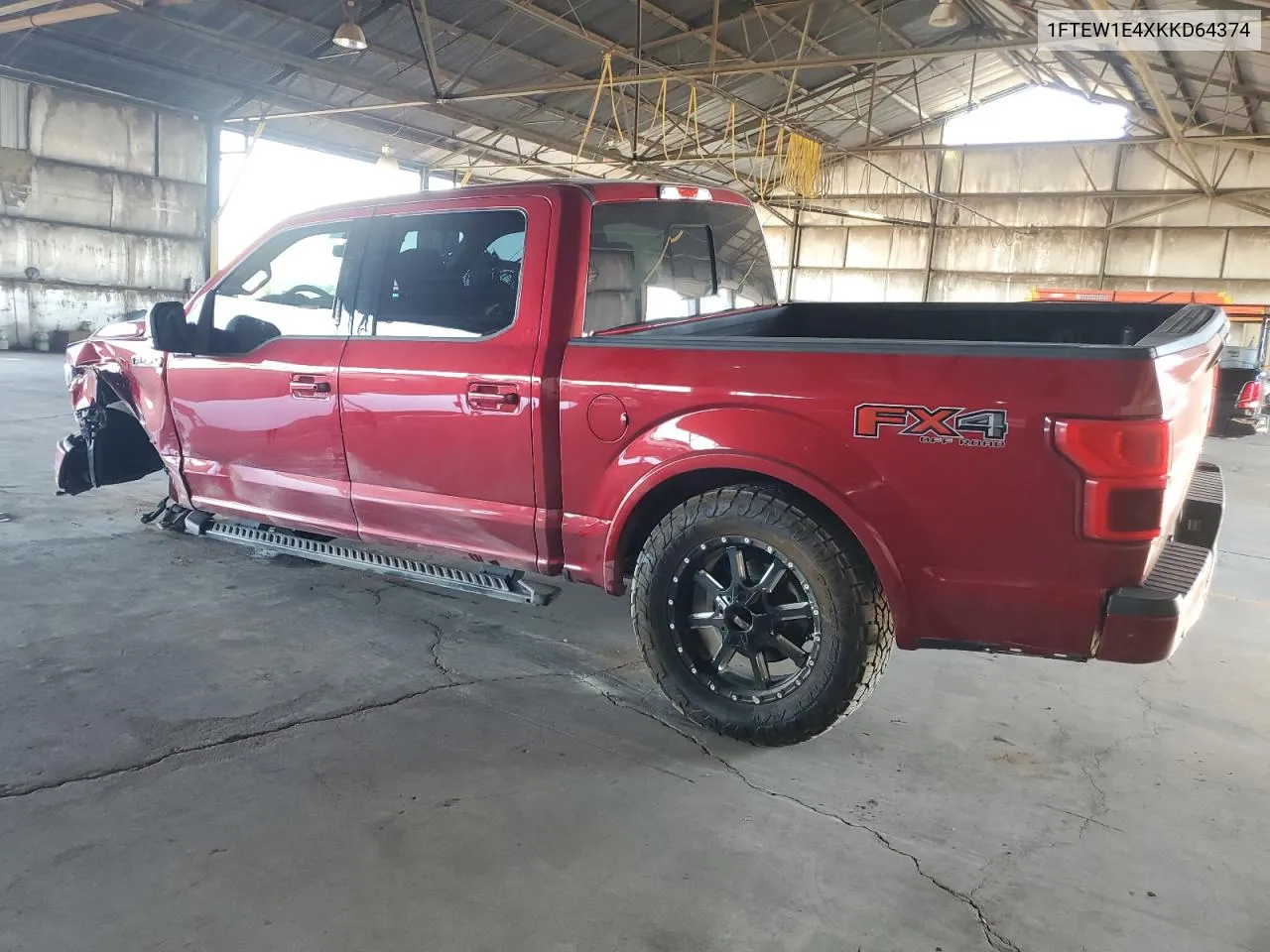 2019 Ford F150 Supercrew VIN: 1FTEW1E4XKKD64374 Lot: 74572494