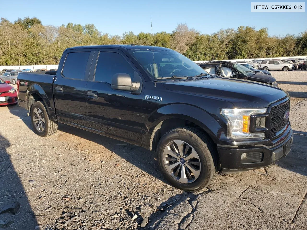 2019 Ford F150 Supercrew VIN: 1FTEW1C57KKE61012 Lot: 74584904