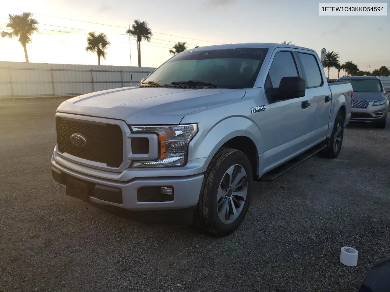 2019 Ford F150 Supercrew VIN: 1FTEW1C43KKD54594 Lot: 74671224