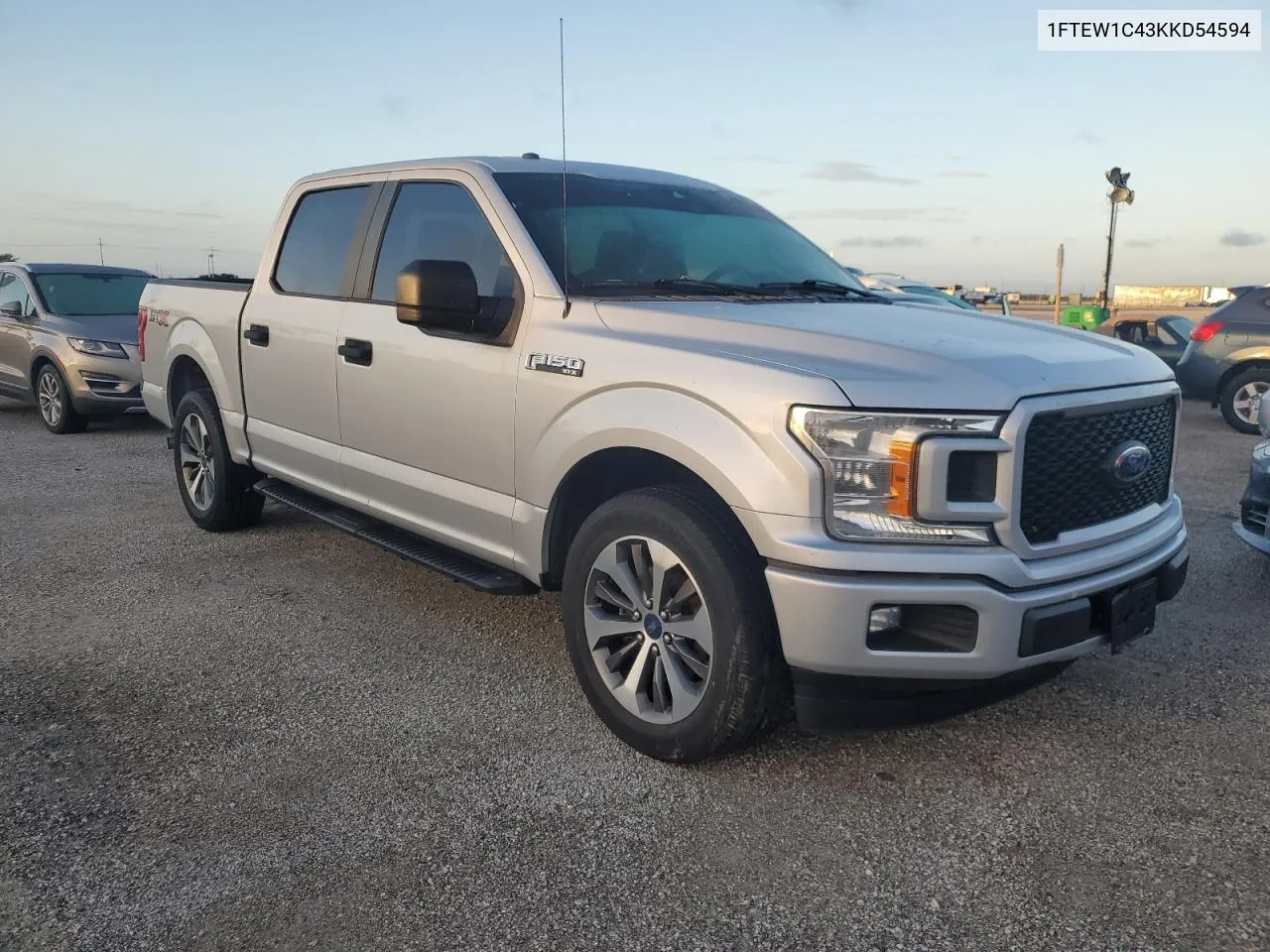 2019 Ford F150 Supercrew VIN: 1FTEW1C43KKD54594 Lot: 74671224