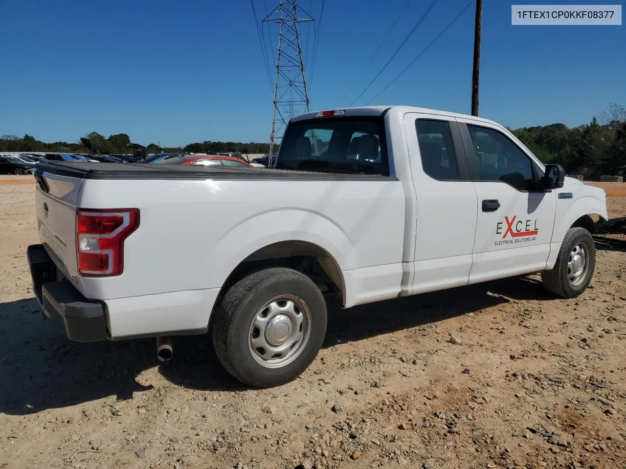 2019 Ford F150 Super Cab VIN: 1FTEX1CP0KKF08377 Lot: 74677164