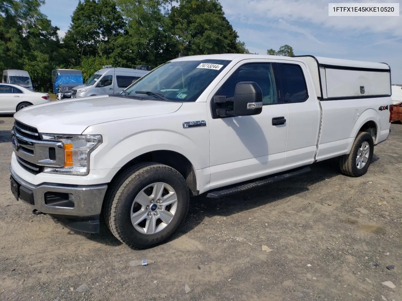 2019 Ford F150 Super Cab VIN: 1FTFX1E45KKE10520 Lot: 74713244