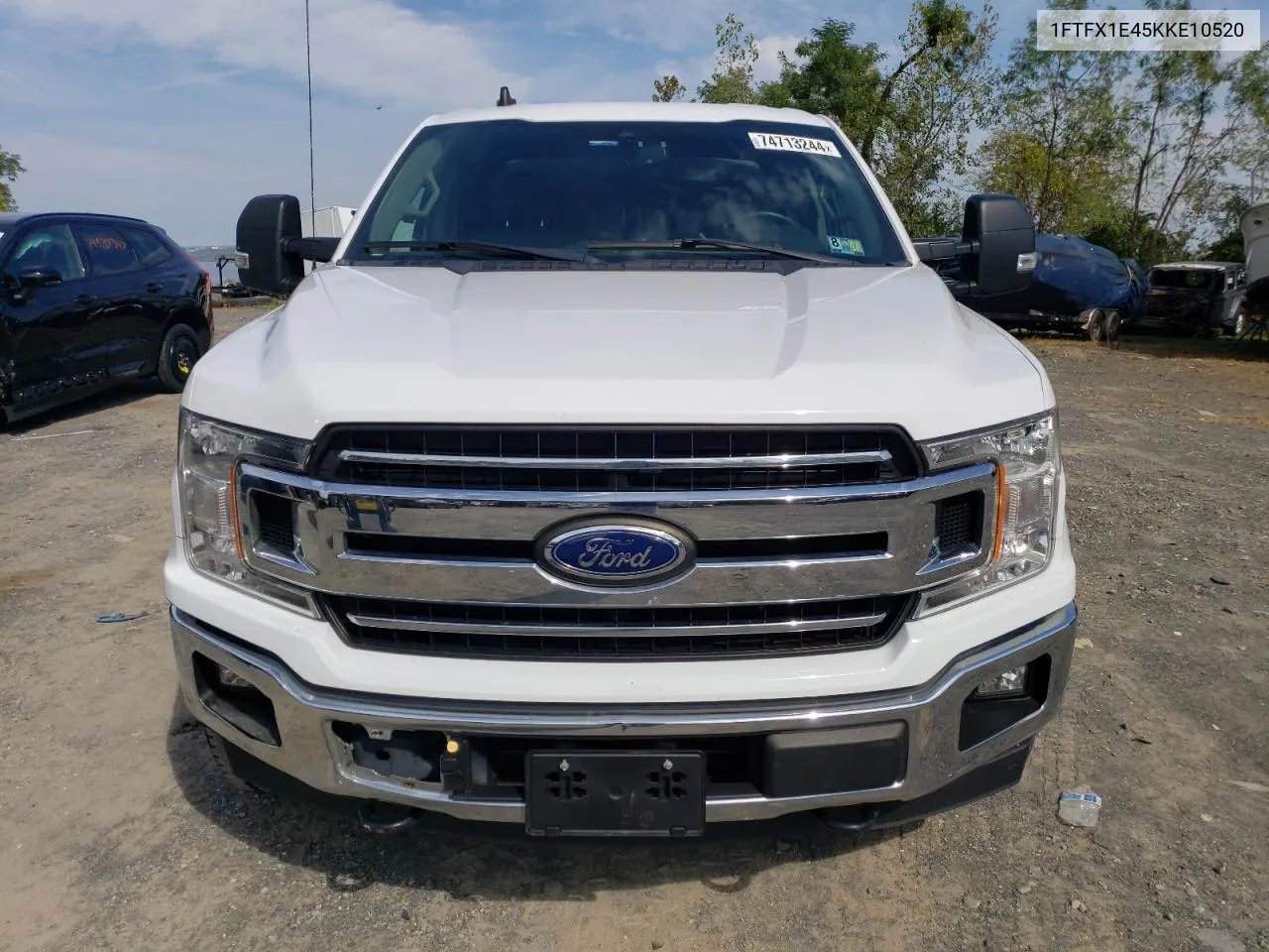 2019 Ford F150 Super Cab VIN: 1FTFX1E45KKE10520 Lot: 74713244