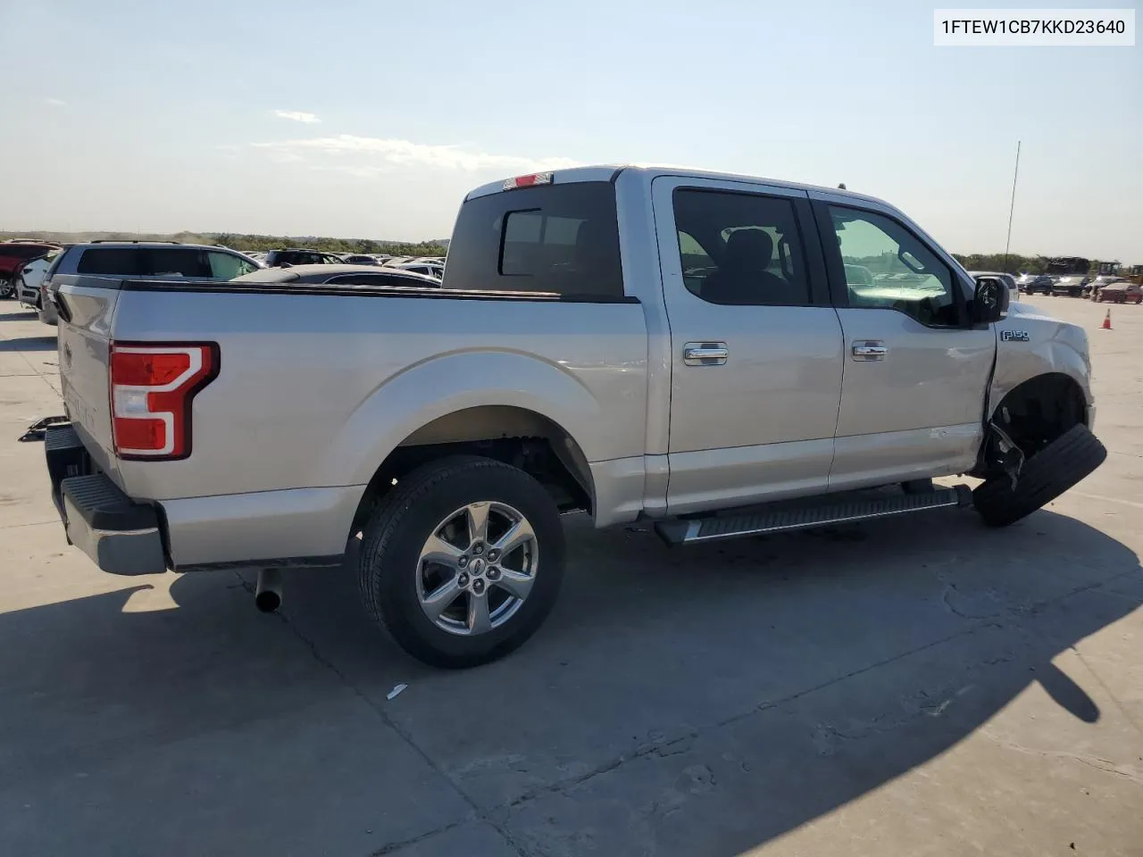 2019 Ford F150 Supercrew VIN: 1FTEW1CB7KKD23640 Lot: 74753864