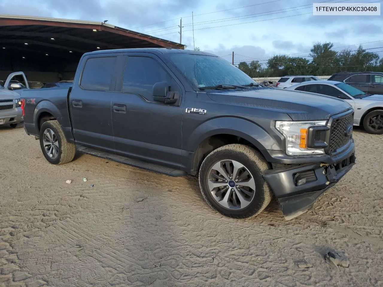 2019 Ford F150 Supercrew VIN: 1FTEW1CP4KKC30408 Lot: 74766694