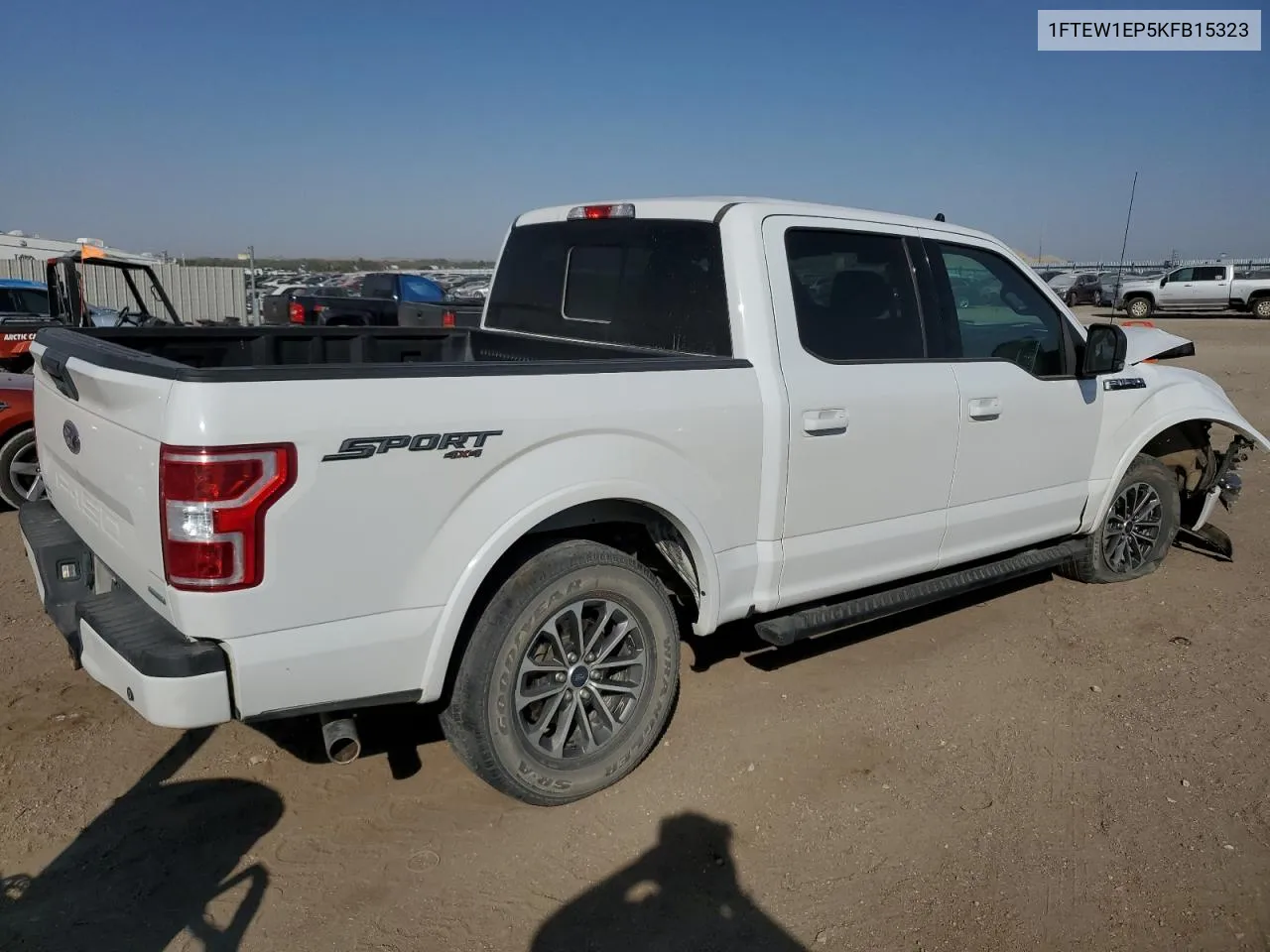 2019 Ford F150 Supercrew VIN: 1FTEW1EP5KFB15323 Lot: 74796834