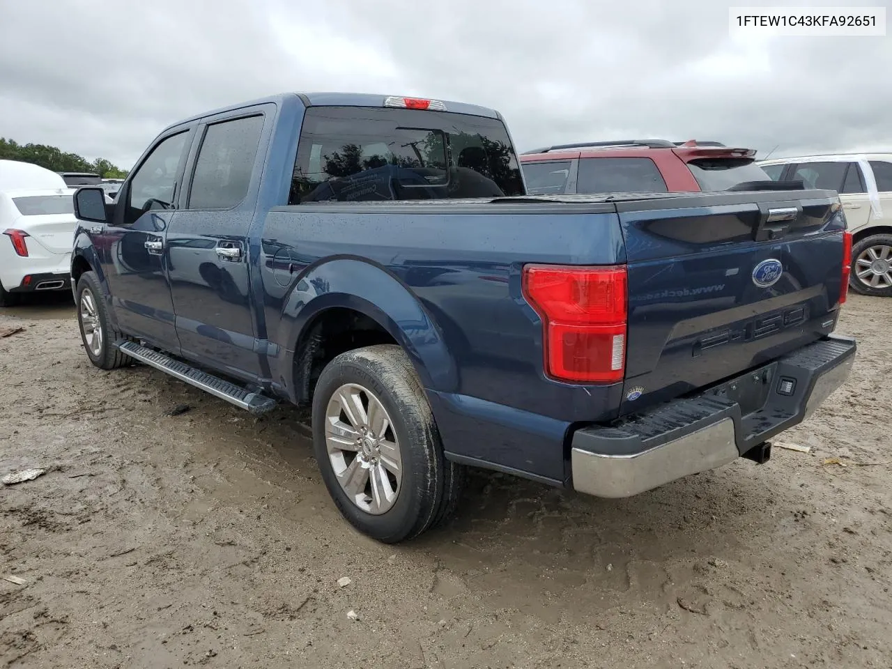 2019 Ford F150 Supercrew VIN: 1FTEW1C43KFA92651 Lot: 74818394