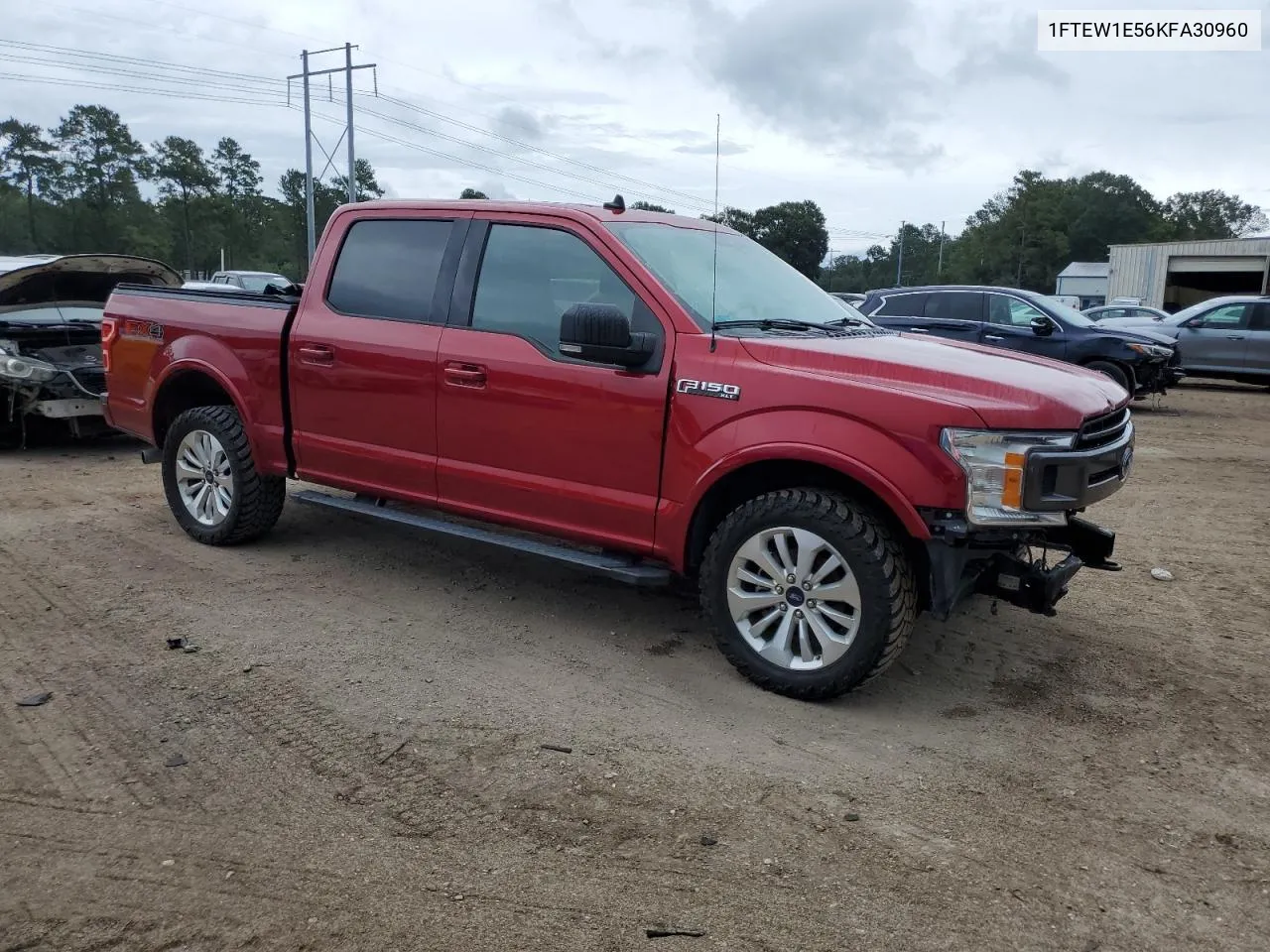 2019 Ford F150 Supercrew VIN: 1FTEW1E56KFA30960 Lot: 74886664