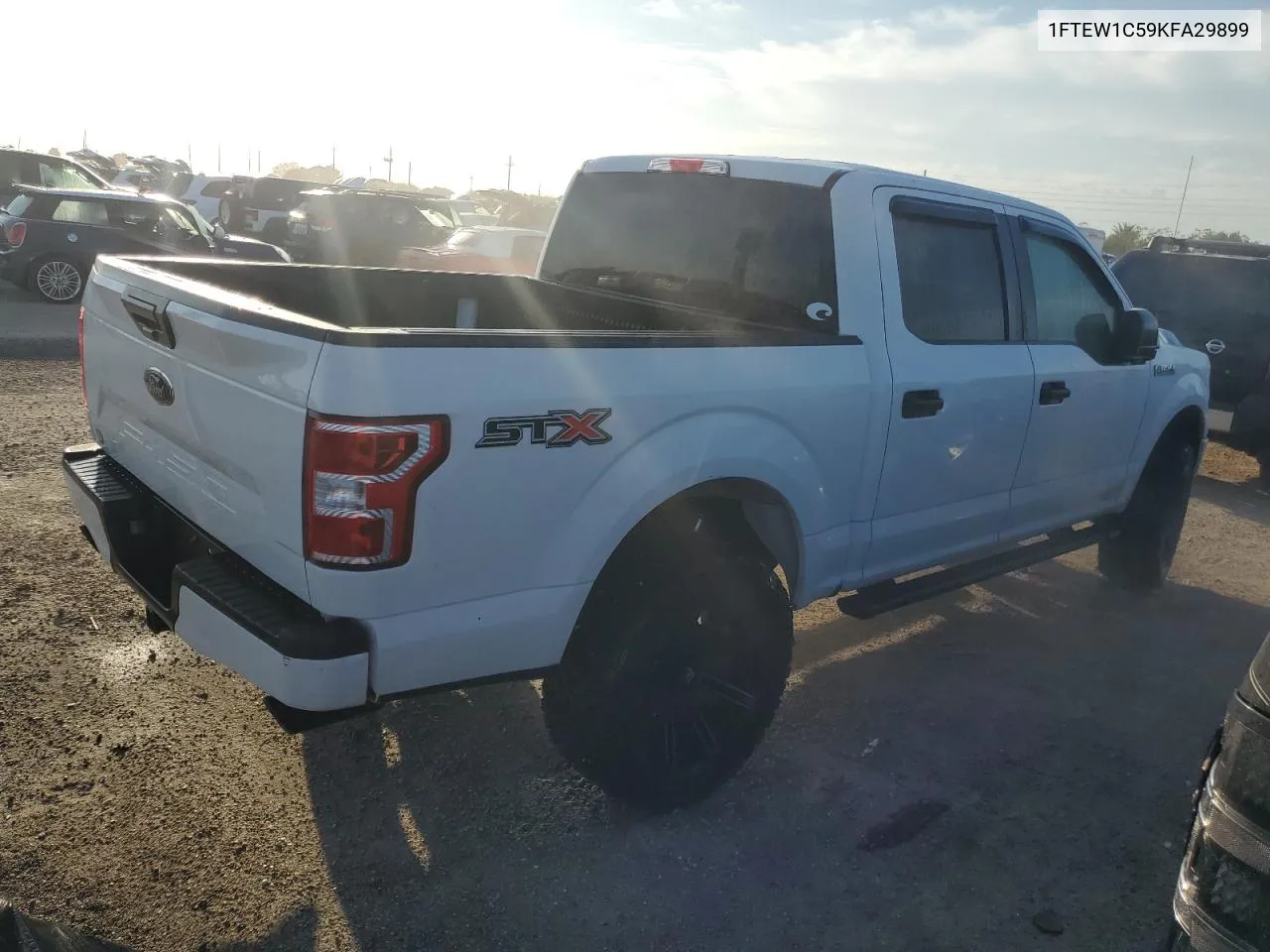 2019 Ford F150 Supercrew VIN: 1FTEW1C59KFA29899 Lot: 74937714