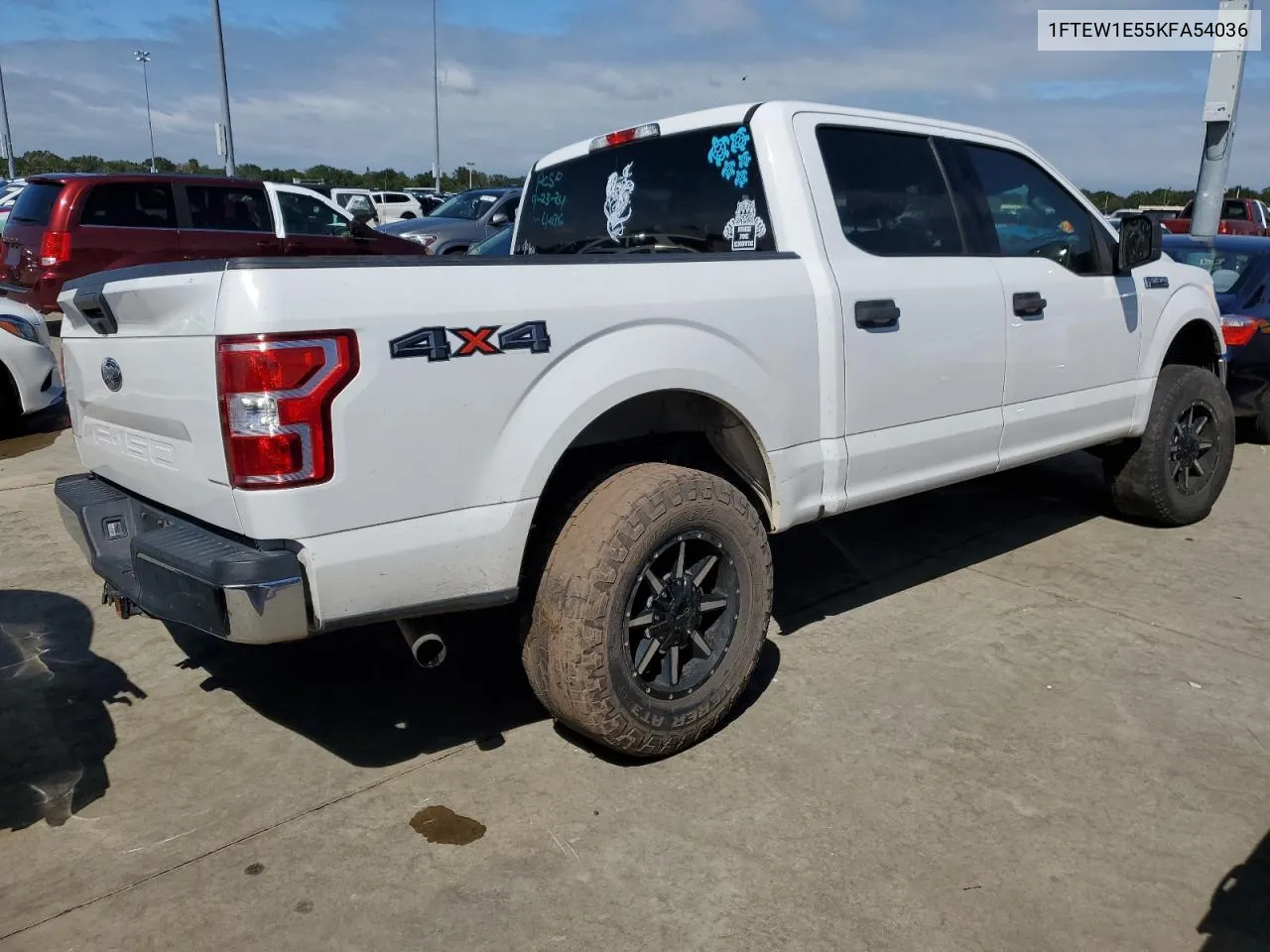 2019 Ford F150 Supercrew VIN: 1FTEW1E55KFA54036 Lot: 74937894