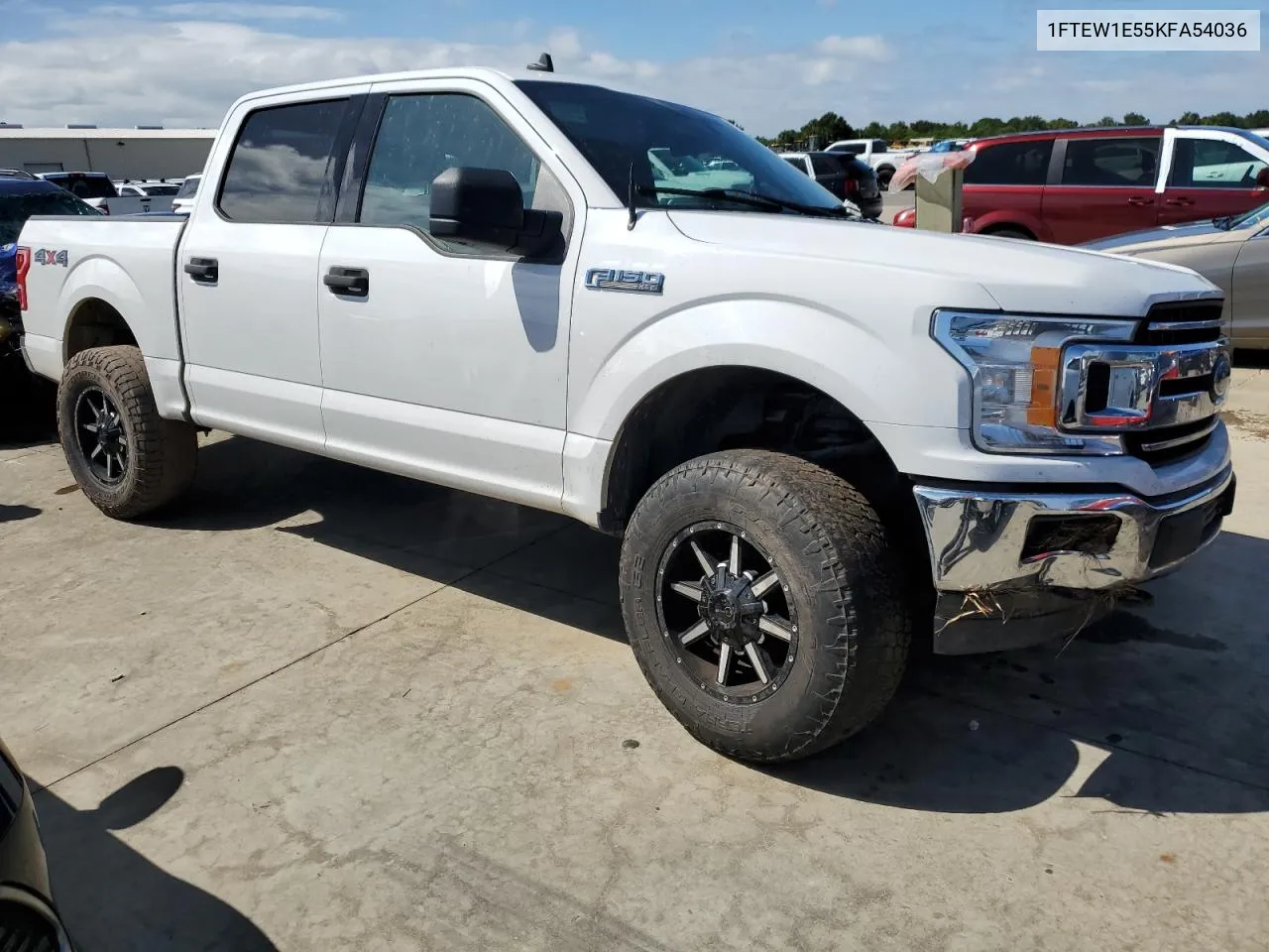 2019 Ford F150 Supercrew VIN: 1FTEW1E55KFA54036 Lot: 74937894