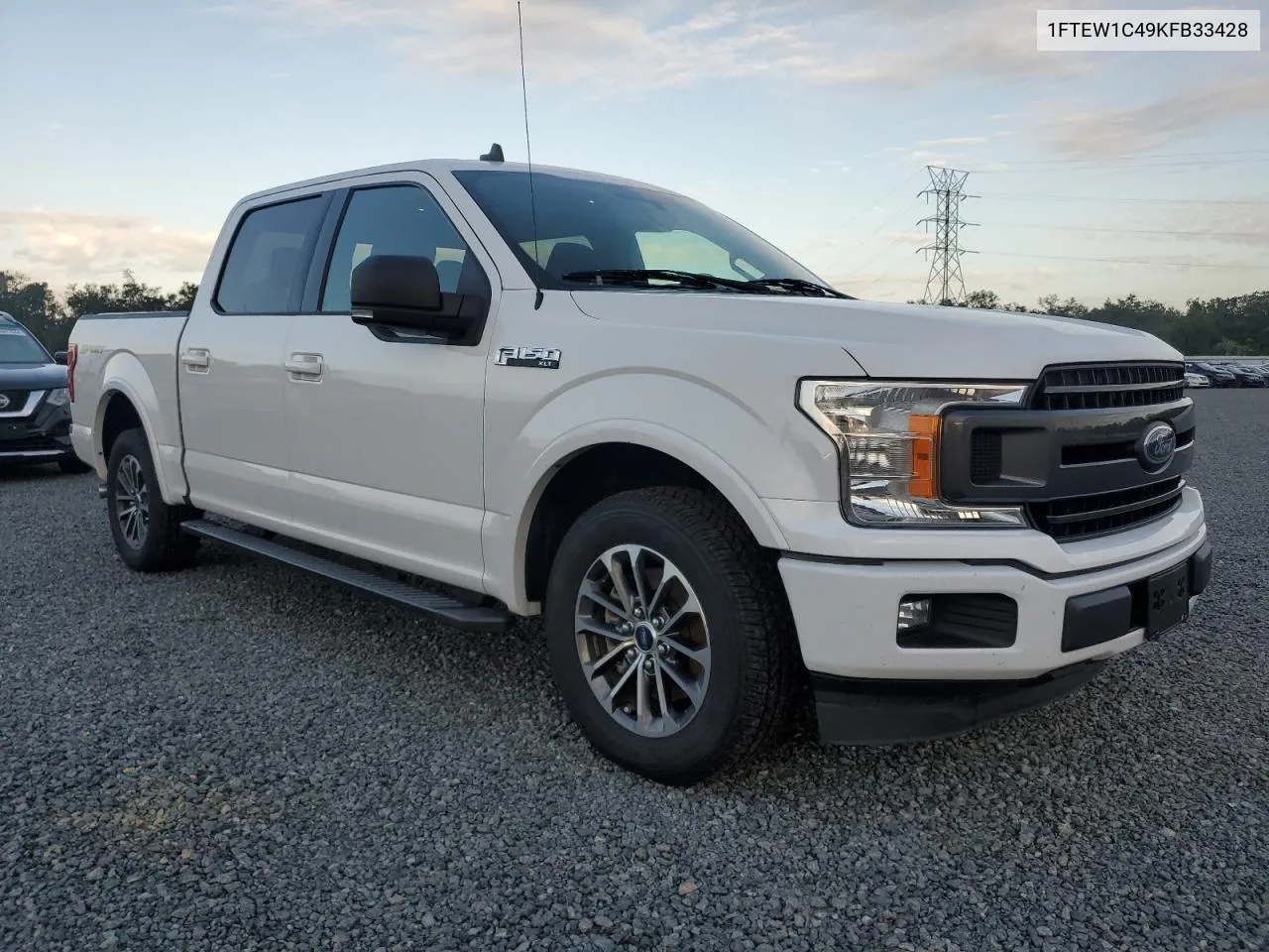 2019 Ford F150 Supercrew VIN: 1FTEW1C49KFB33428 Lot: 75076564