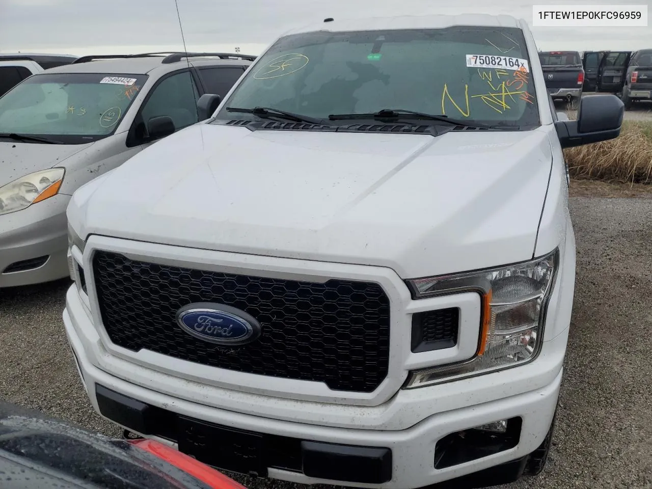 2019 Ford F150 Supercrew VIN: 1FTEW1EP0KFC96959 Lot: 75082164