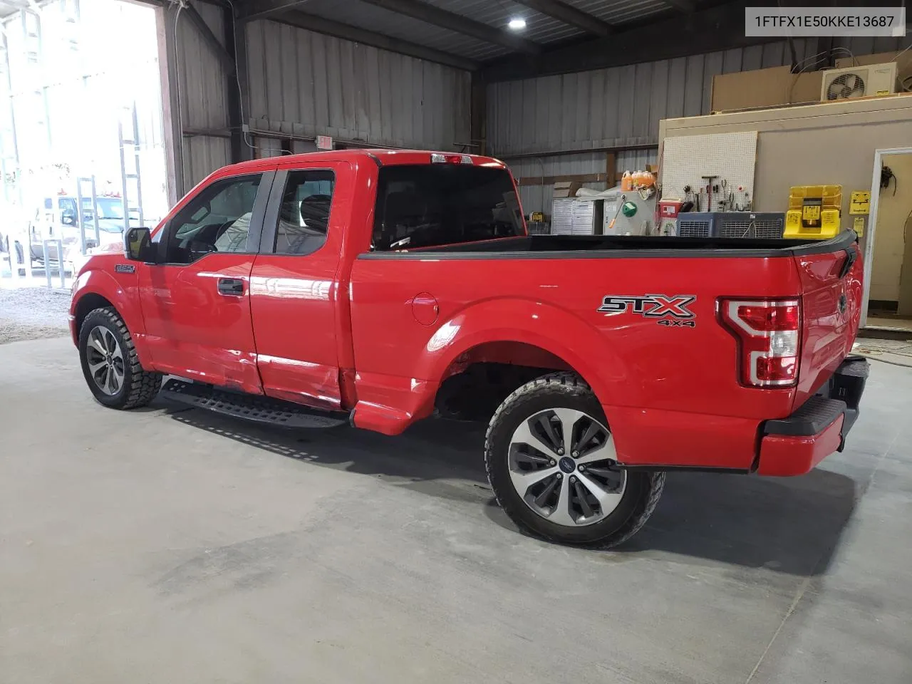 2019 Ford F150 Super Cab VIN: 1FTFX1E50KKE13687 Lot: 75219844