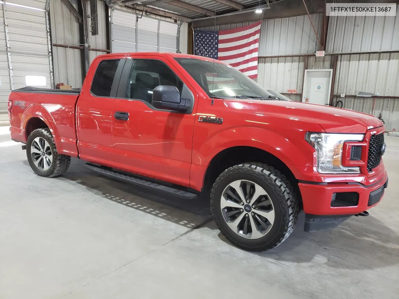 2019 Ford F150 Super Cab VIN: 1FTFX1E50KKE13687 Lot: 75219844