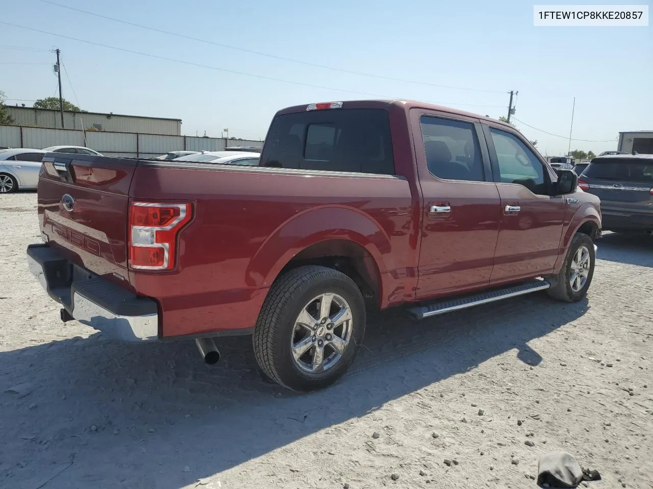 2019 Ford F150 Supercrew VIN: 1FTEW1CP8KKE20857 Lot: 75243714