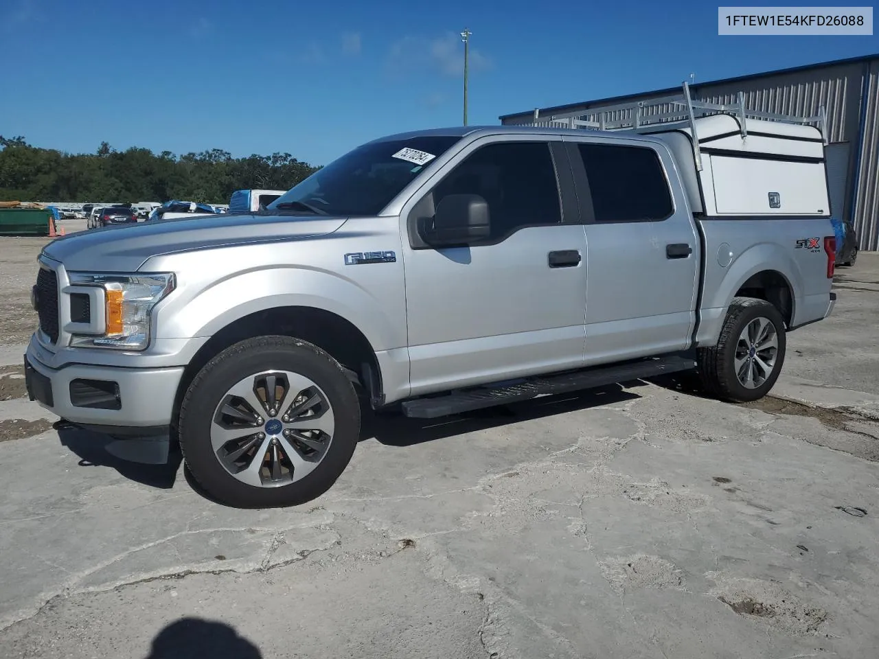 2019 Ford F150 Supercrew VIN: 1FTEW1E54KFD26088 Lot: 75270264