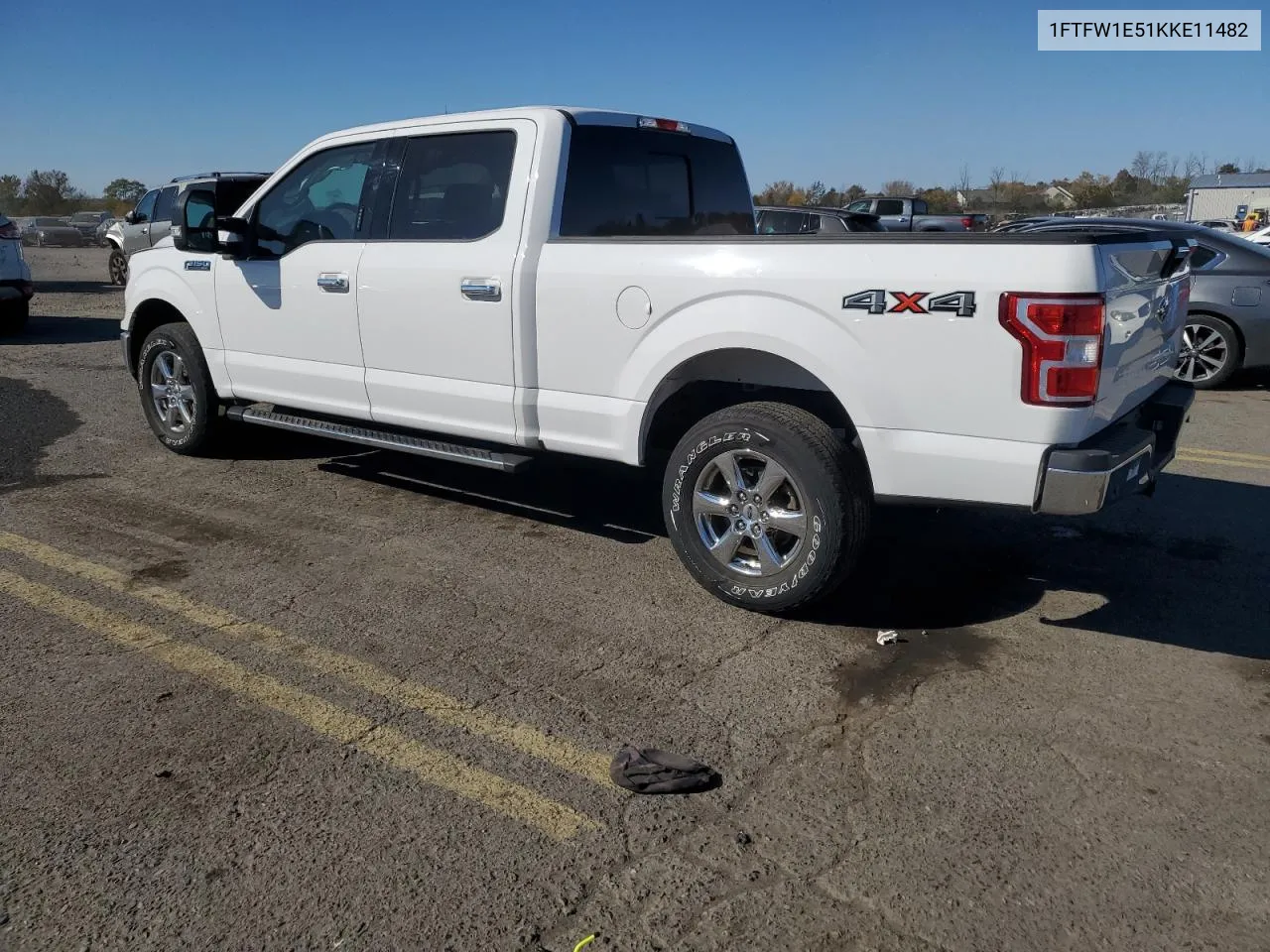 2019 Ford F150 Supercrew VIN: 1FTFW1E51KKE11482 Lot: 75320954