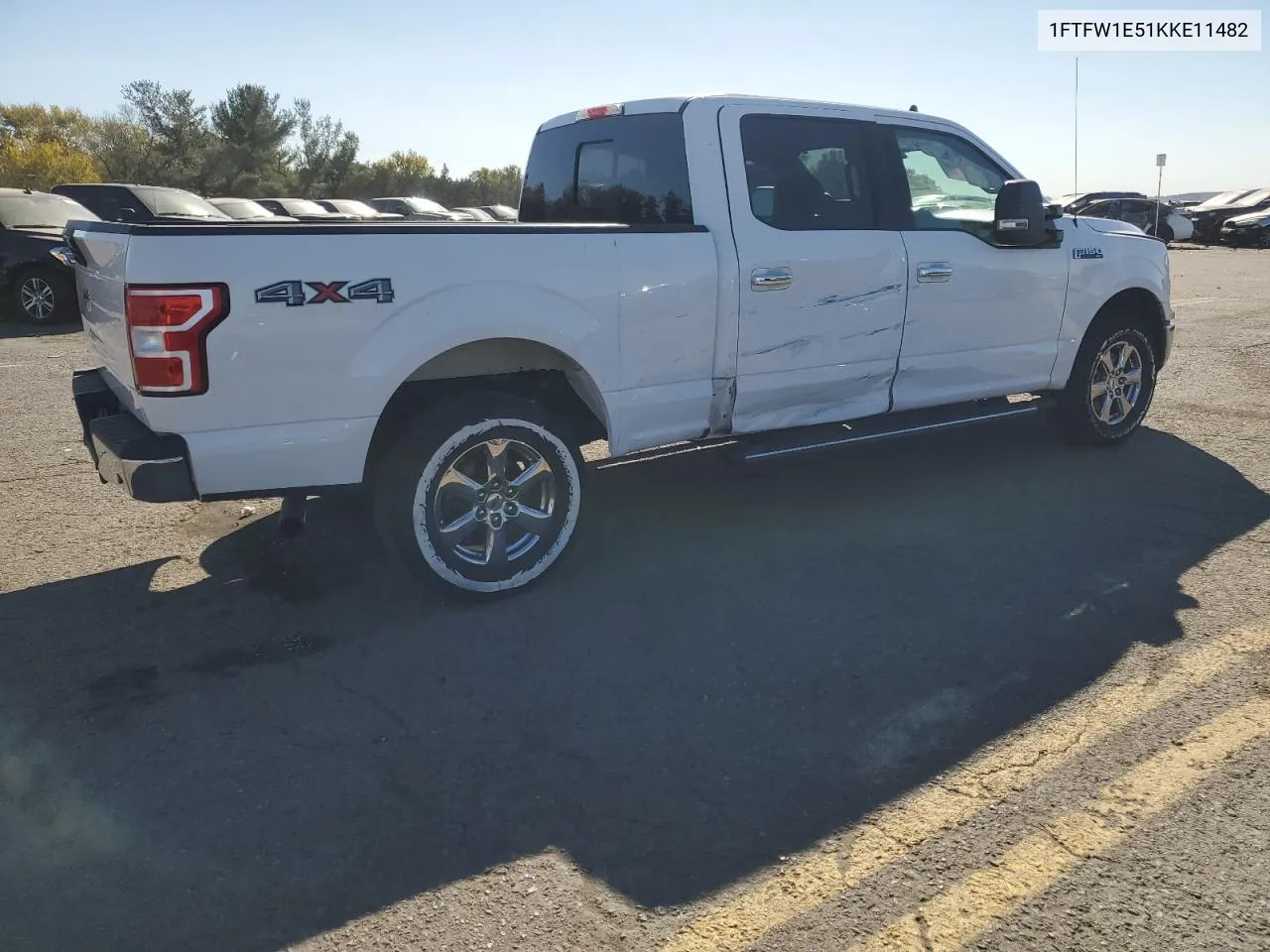 2019 Ford F150 Supercrew VIN: 1FTFW1E51KKE11482 Lot: 75320954