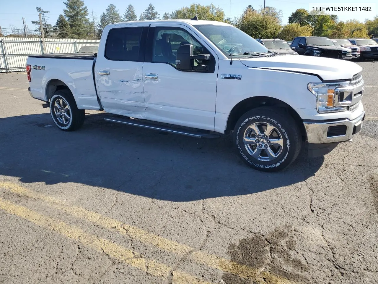 2019 Ford F150 Supercrew VIN: 1FTFW1E51KKE11482 Lot: 75320954