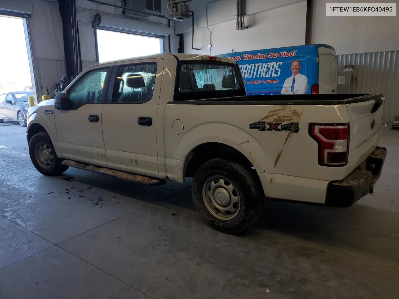 2019 Ford F150 Supercrew VIN: 1FTEW1EB6KFC40495 Lot: 75329394