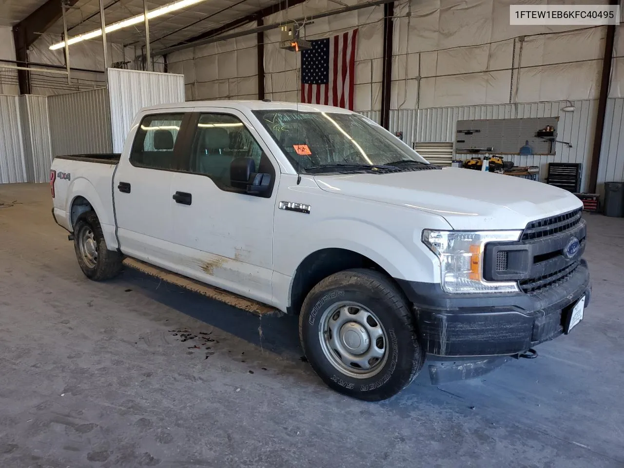 2019 Ford F150 Supercrew VIN: 1FTEW1EB6KFC40495 Lot: 75329394